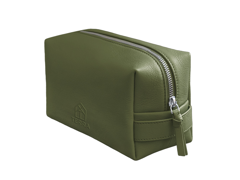 Real Leather Dopp Kit