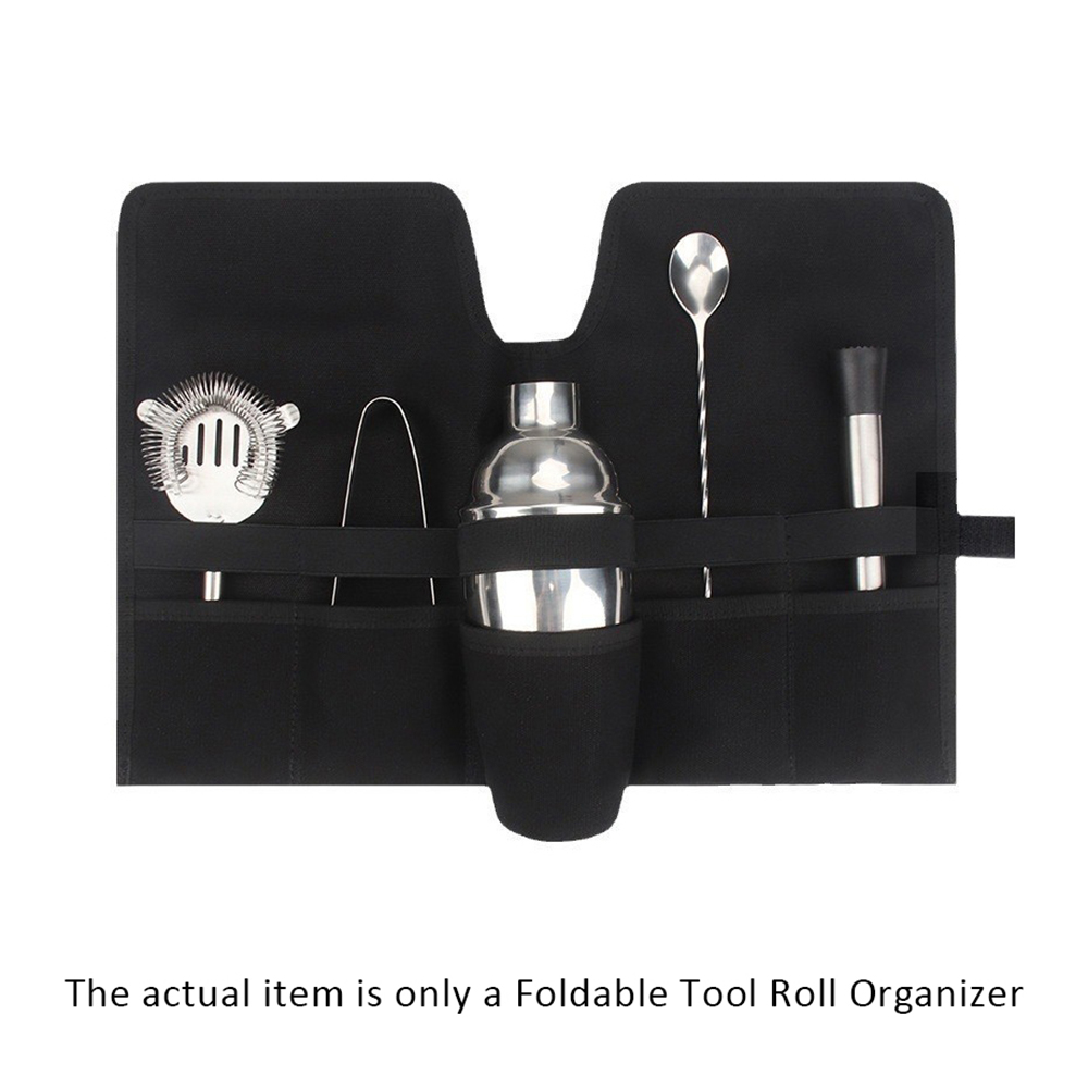 Foldable Tool Roll Organizer with Multi Pocket 7