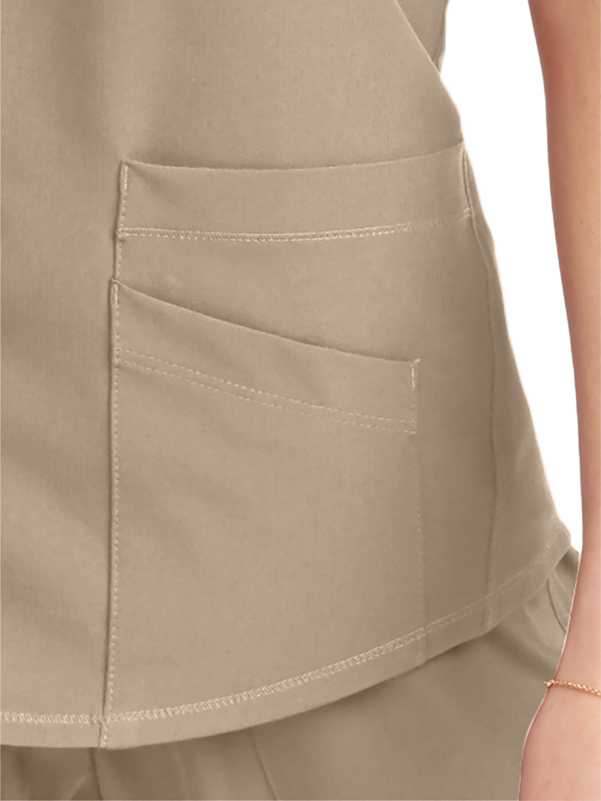 Skechers - Women's Three-Pocket Curved V-Neck Breeze Scrub Top 6