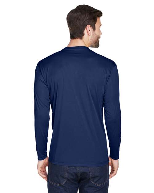 Men's Cool & Dry Sport Long Sleeve Performance Interlock T-Shirt - 8422 26
