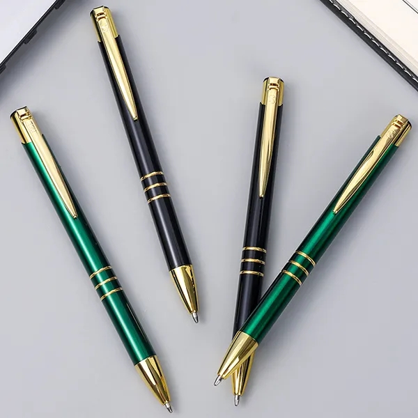 Custom Gold Metal Pen With Gift Box 4