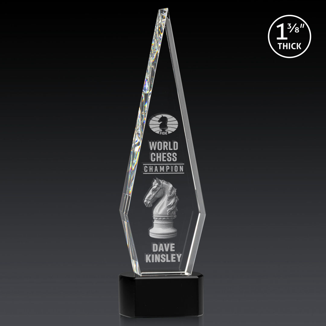 Springfield 3D Award on Paragon Base - Black 9