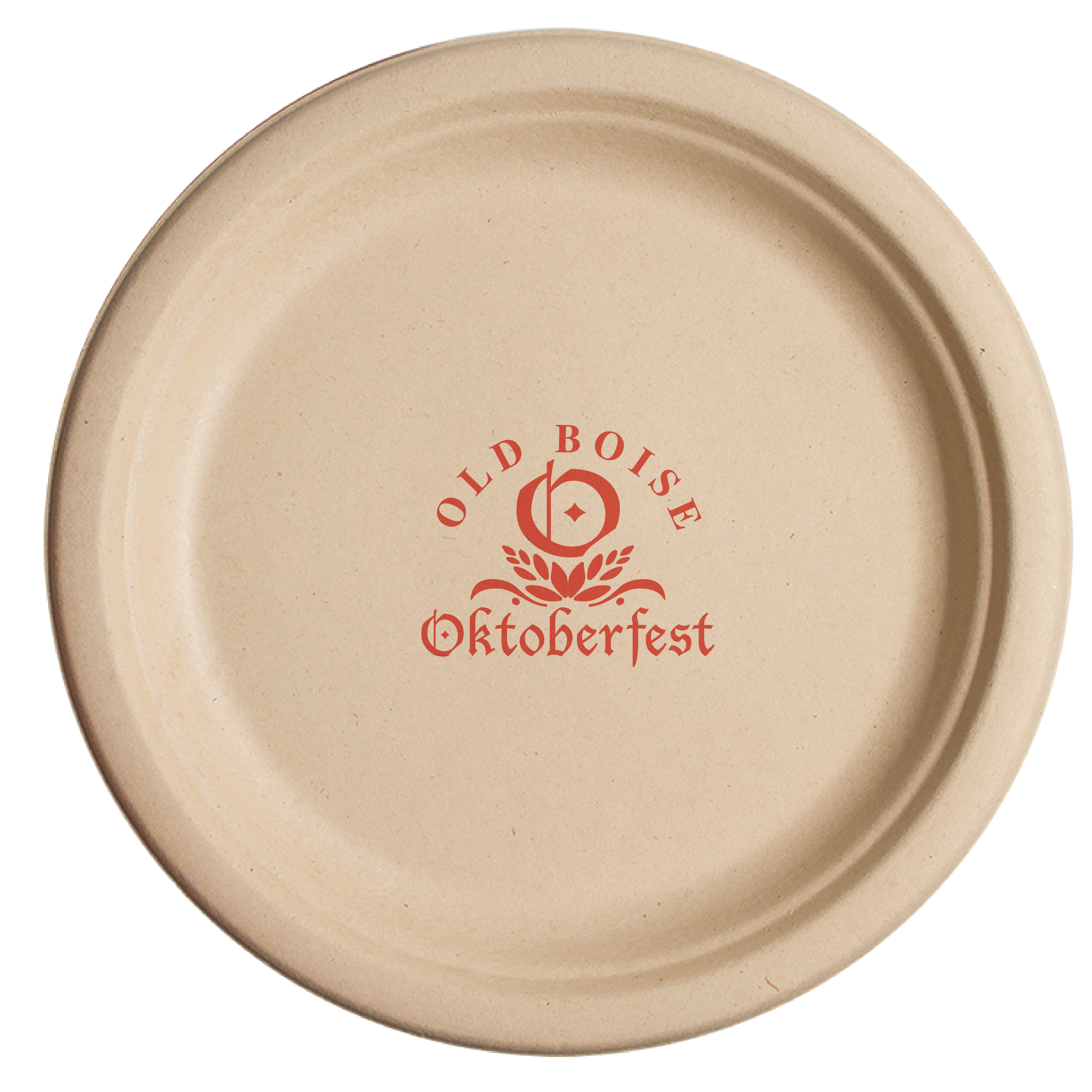 8.75" Round Eco-Friendly Paper Plate 1