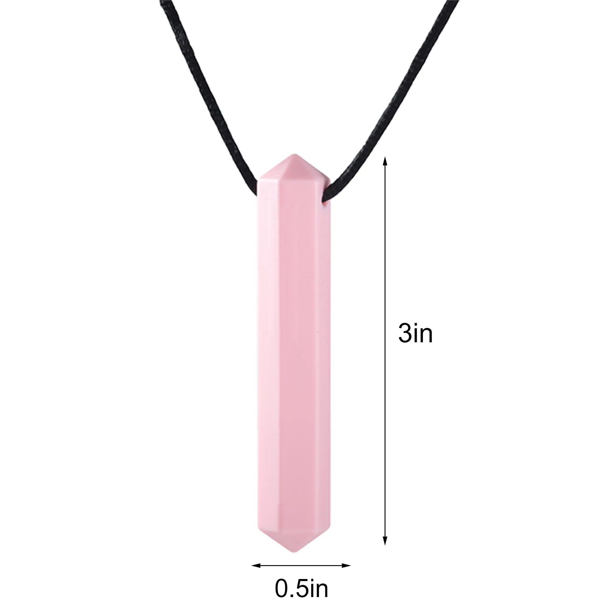 Silicone Gem Chew Necklace for Kids 5