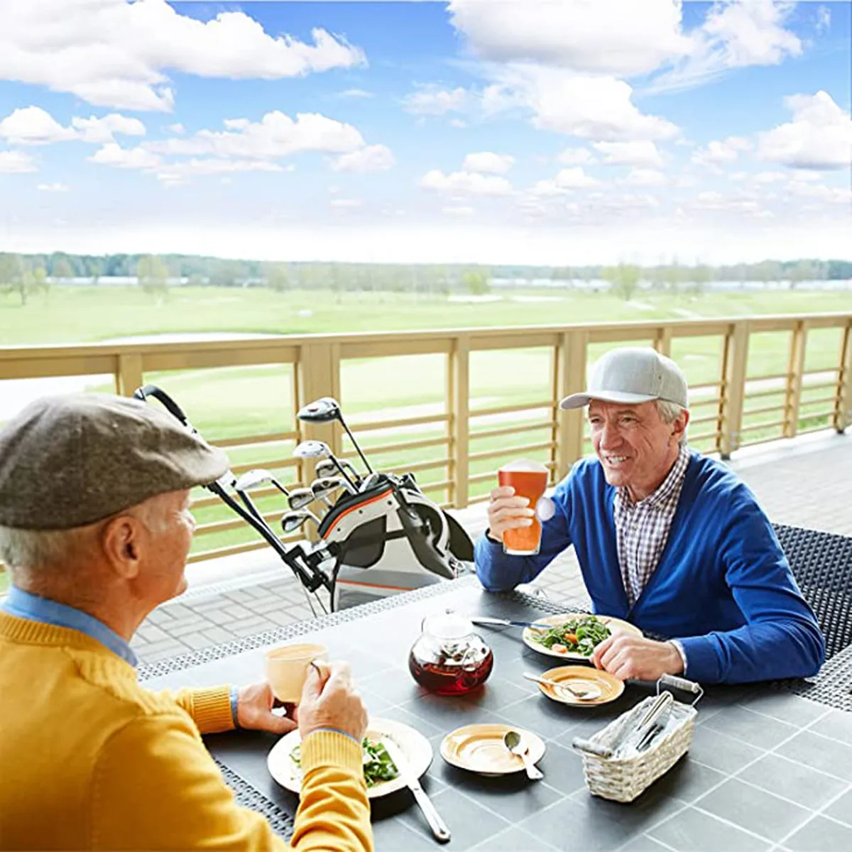 16OZ.Golf Ball Pint Glass for Men 2