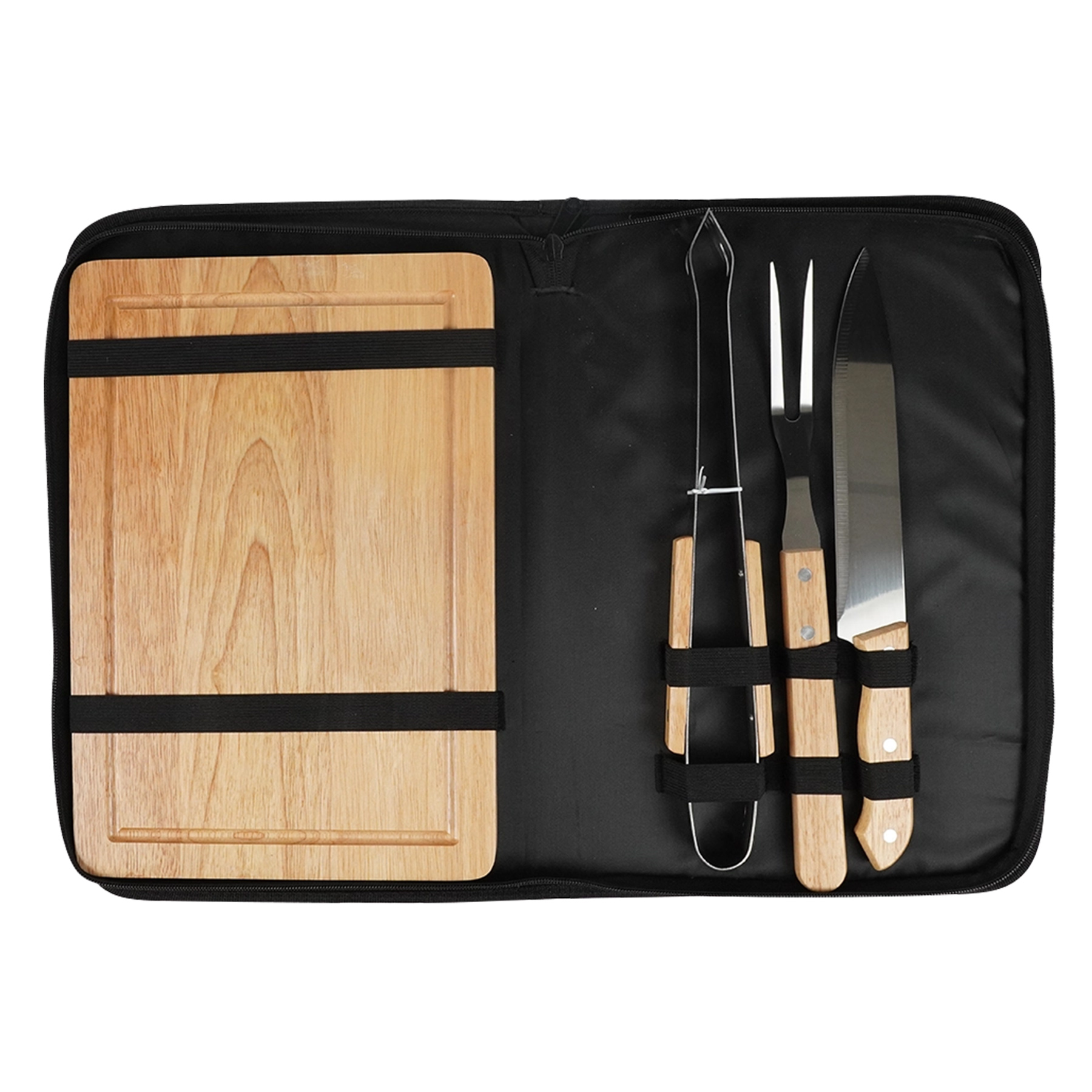 6PCS Stainless Steel Barbecue Tool Set With Packing Bag 6