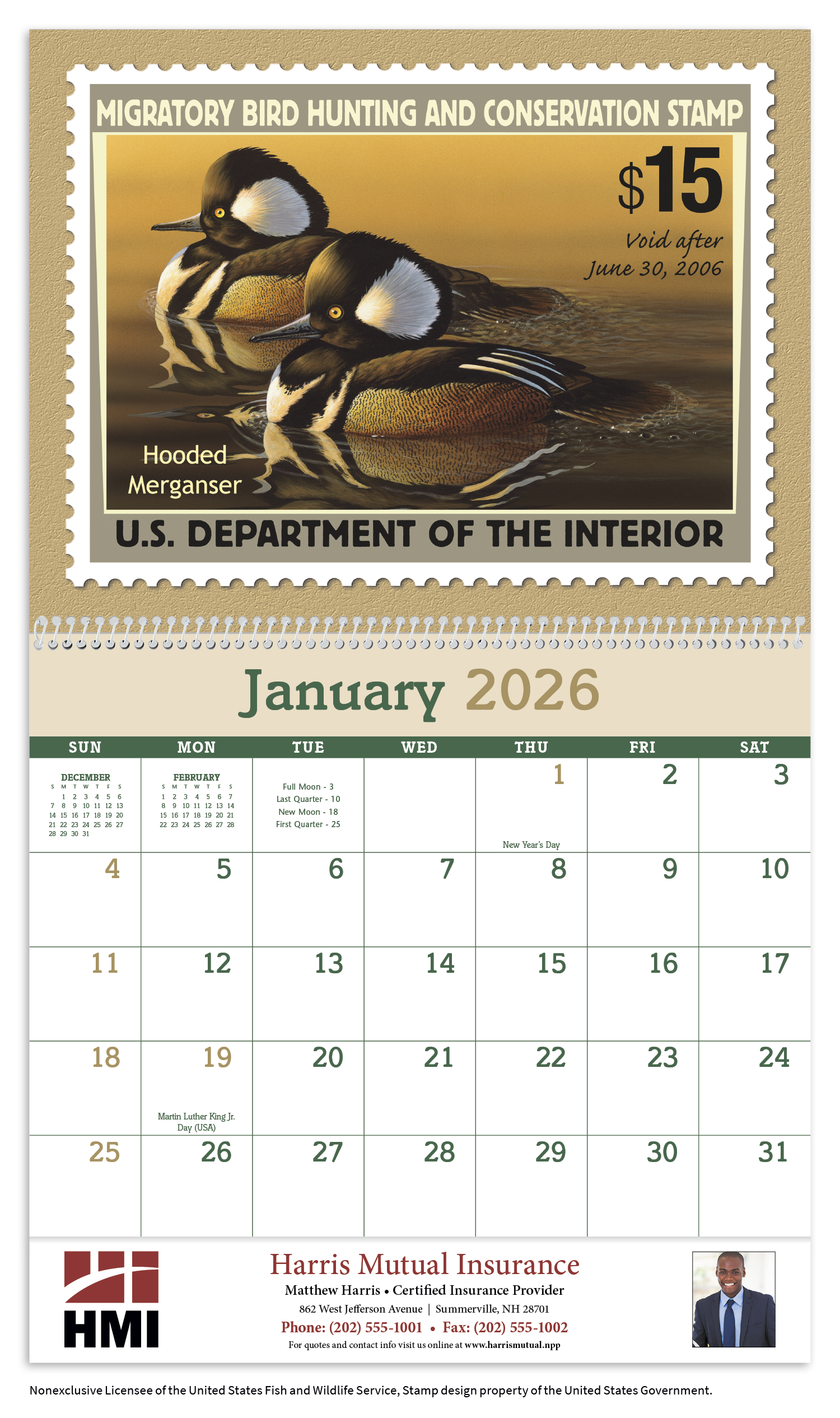 Triumph® Calendars Duck Stamps Calendar 8
