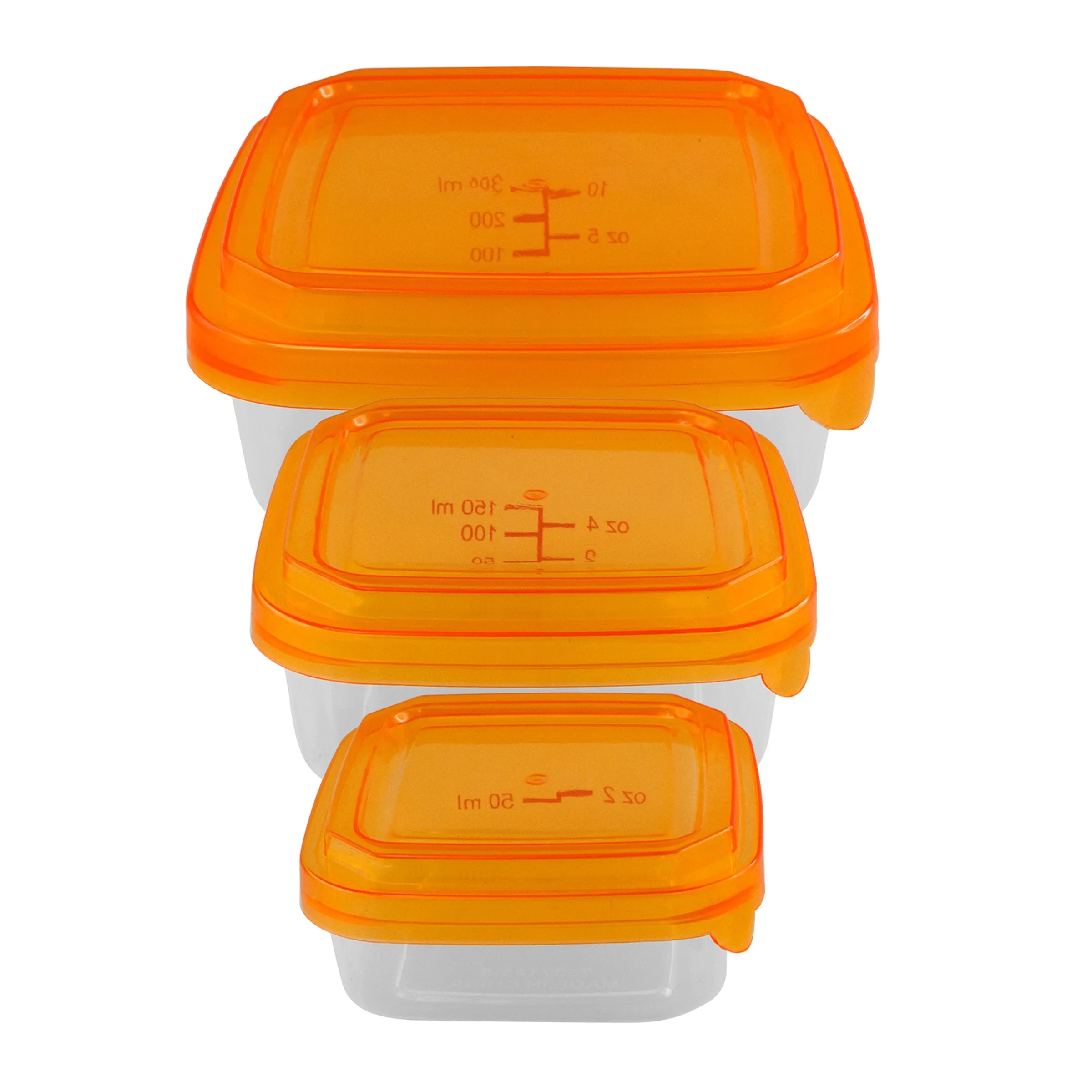 Square Portion Control Containers 10