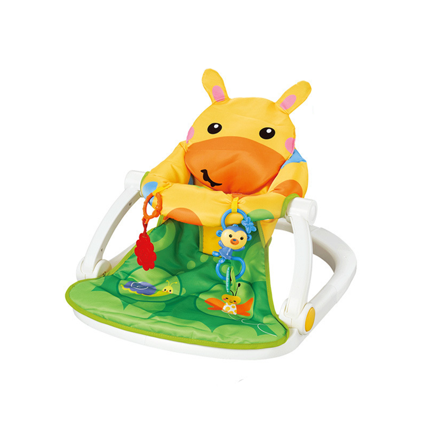 Safety Soft Cute Folding Animal Baby Bouncer Chair 6