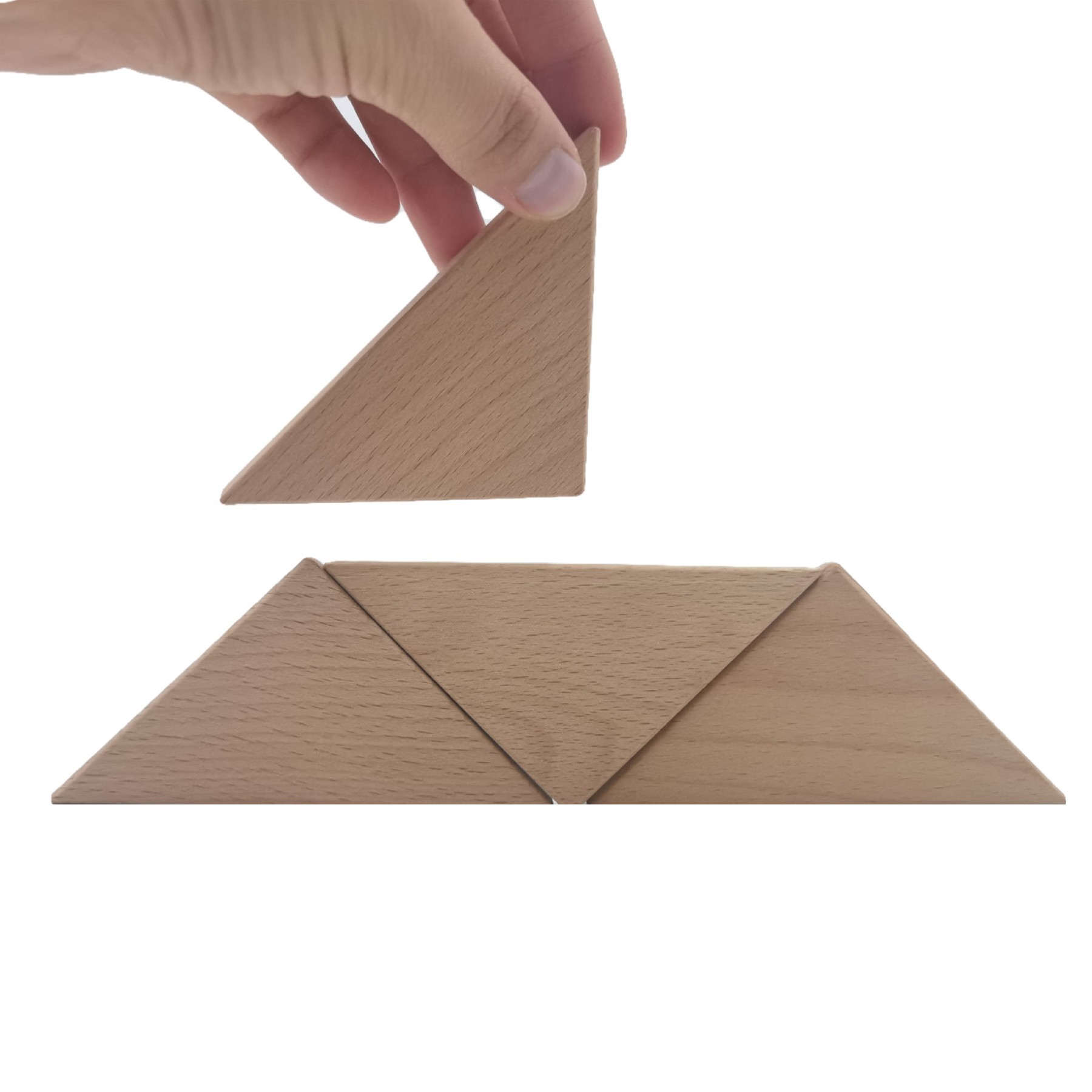 Square Wooden Tangram Puzzle Toys 7