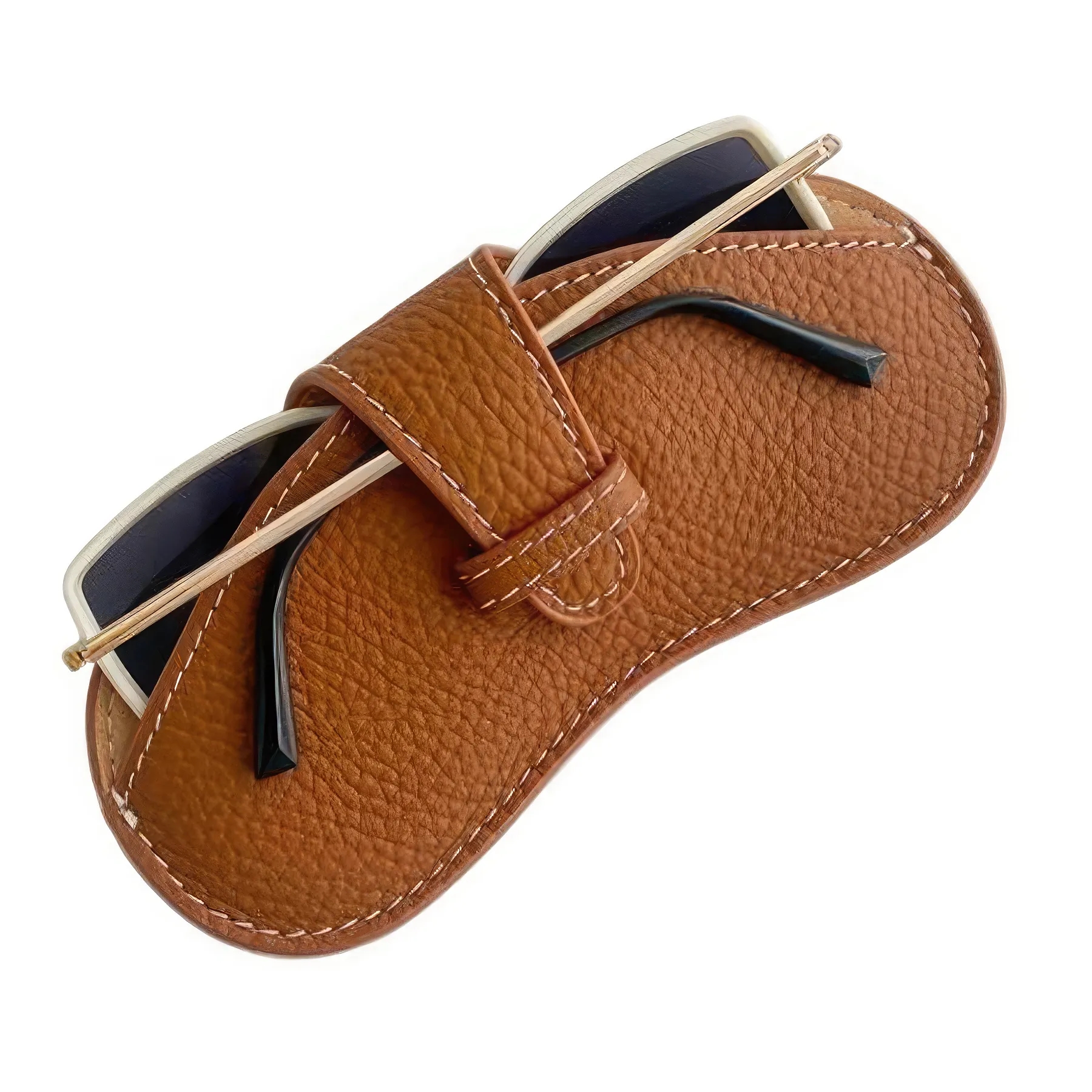 Genuine Leather Glasses Pouch Bag & Sunglasses Case 2