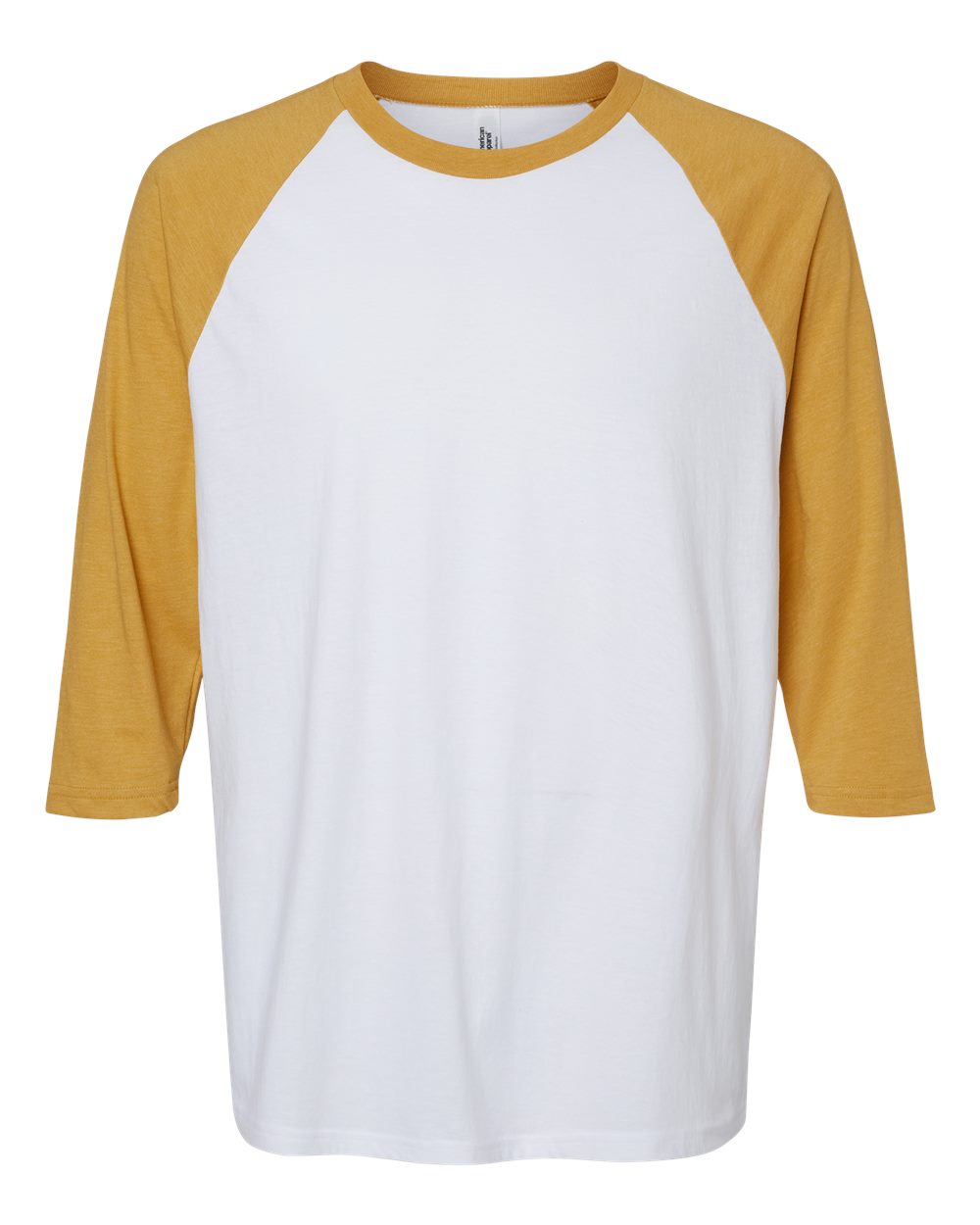 Unisex CVC Three-Quarter Sleeve Tee - 2003CVC 50