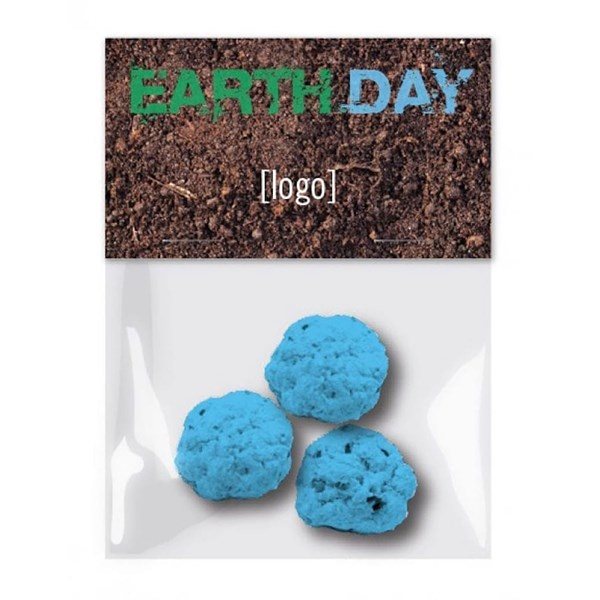 Earth Day Seed Paper Bomb Cello, 3 Pack 6