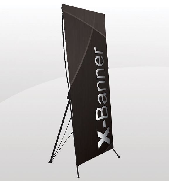 X-Banner Replacement Graphic, Premium Film - 26.75"W x 74"H 2