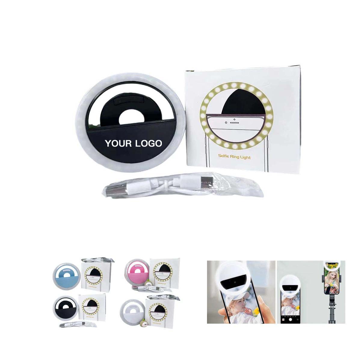 LED Selfie Ring Light with Adjustable Brightness 2