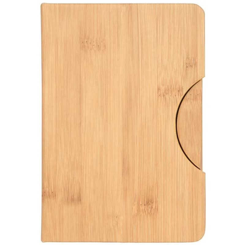 5x7 Maui Faux Bamboo Notebook with Phone Holder 4