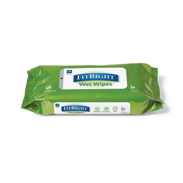 FitRight Aleo Personal Cleansing Wipes - 68 per Pack 1