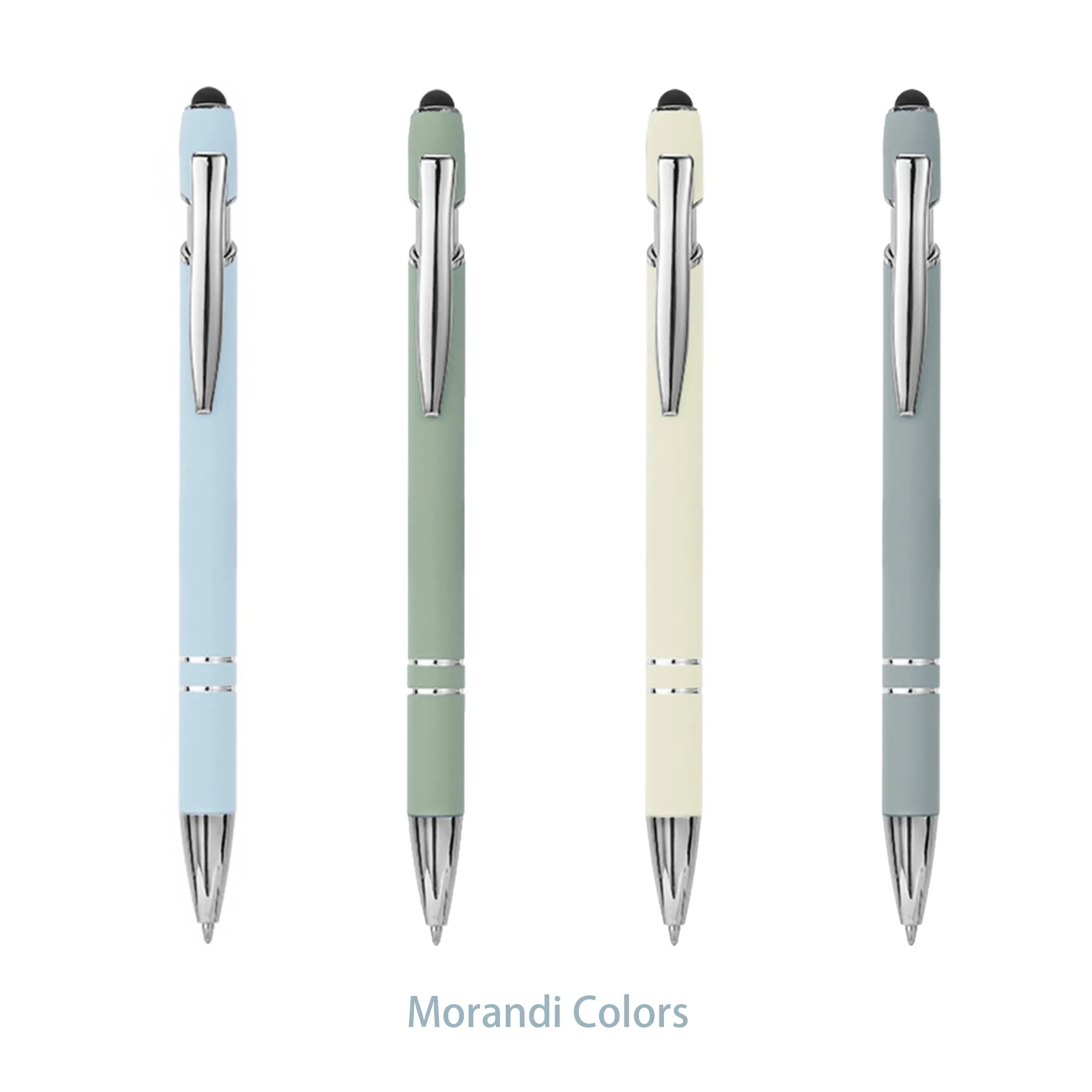 Metal Click Pen With Touchscreen Stylus 3