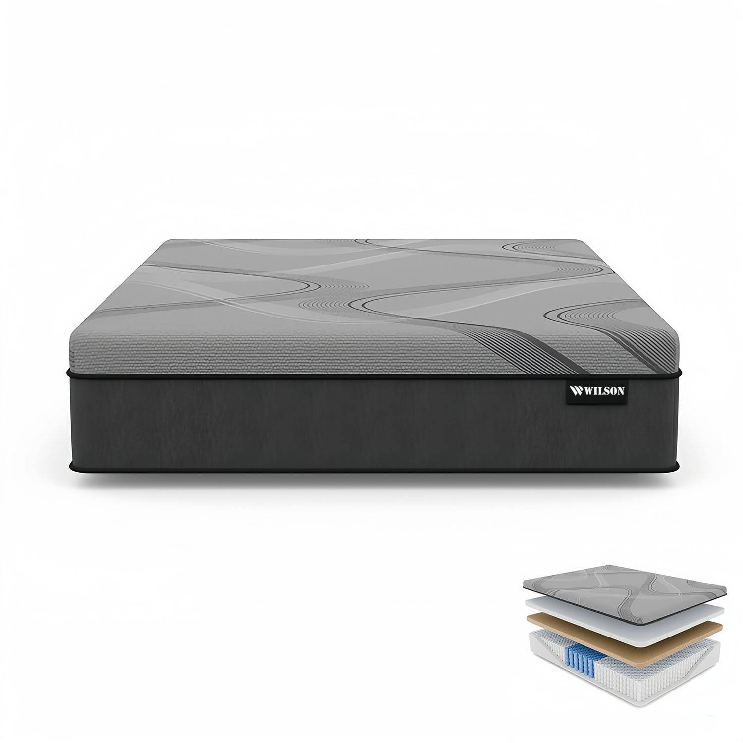 9.8" Memory Foam and Spring Hybrid Mattress