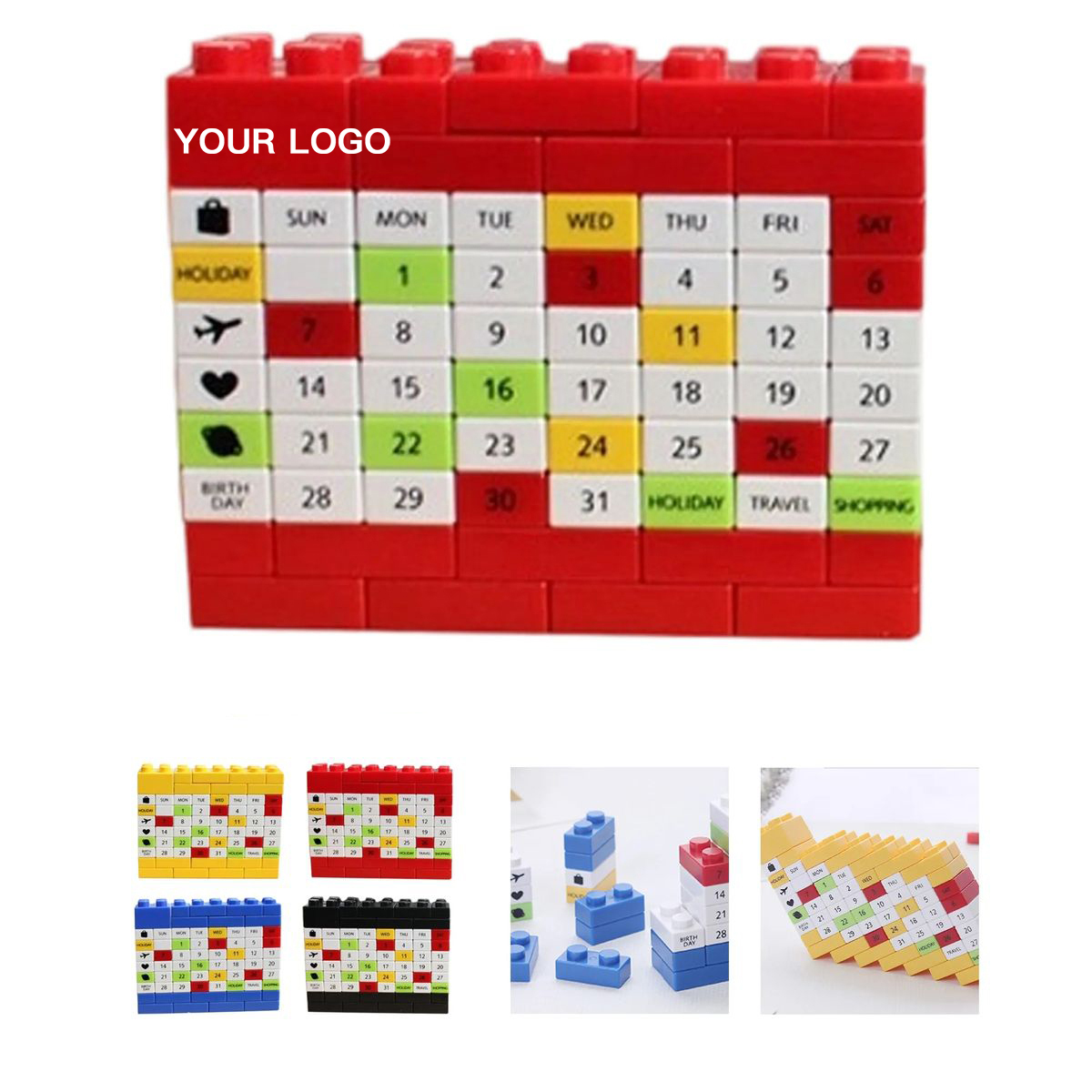 Plastic Perpetual Calendar for Office or Home 1