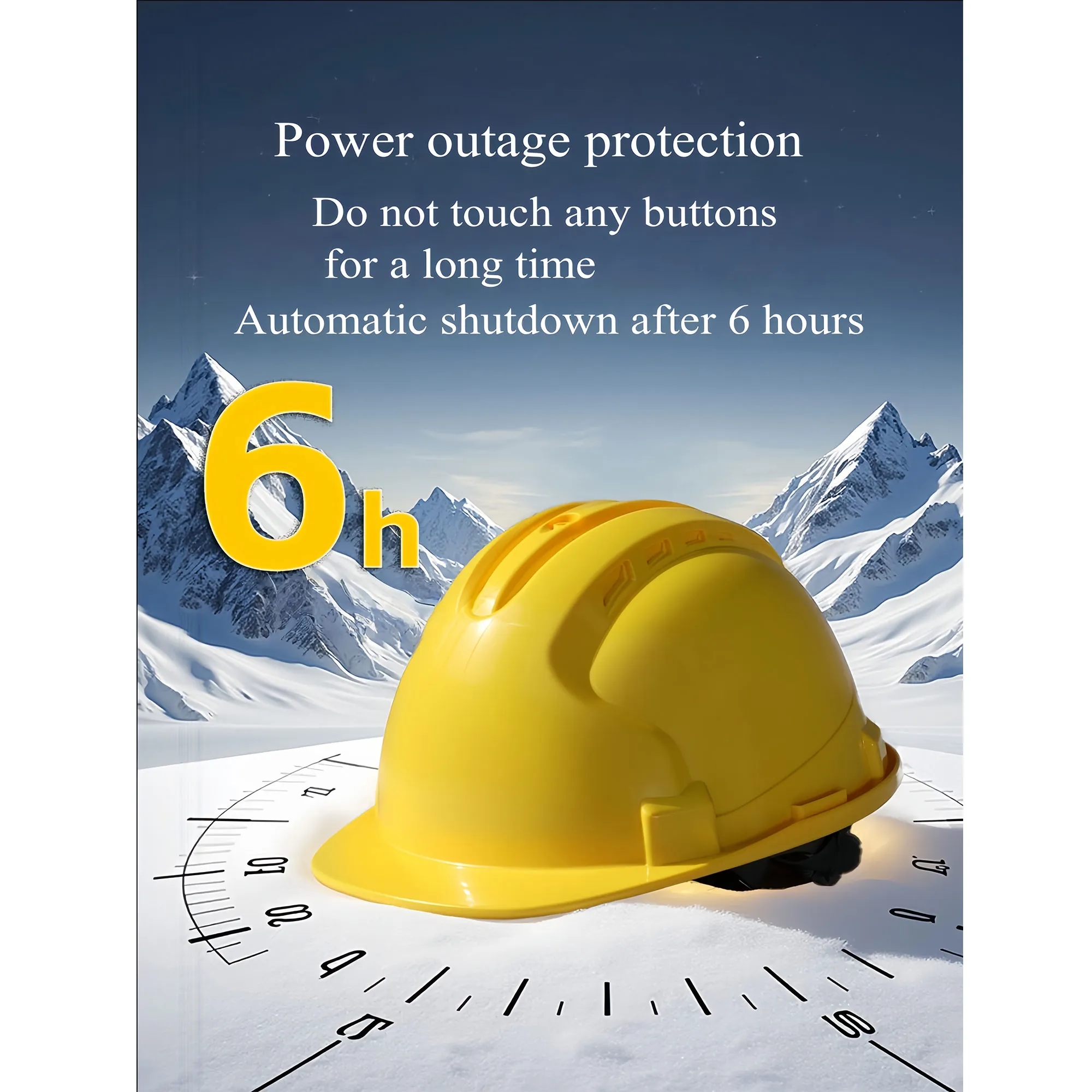 CoolVent Safety Helmet With Turbo Fans Lithium Battery 7