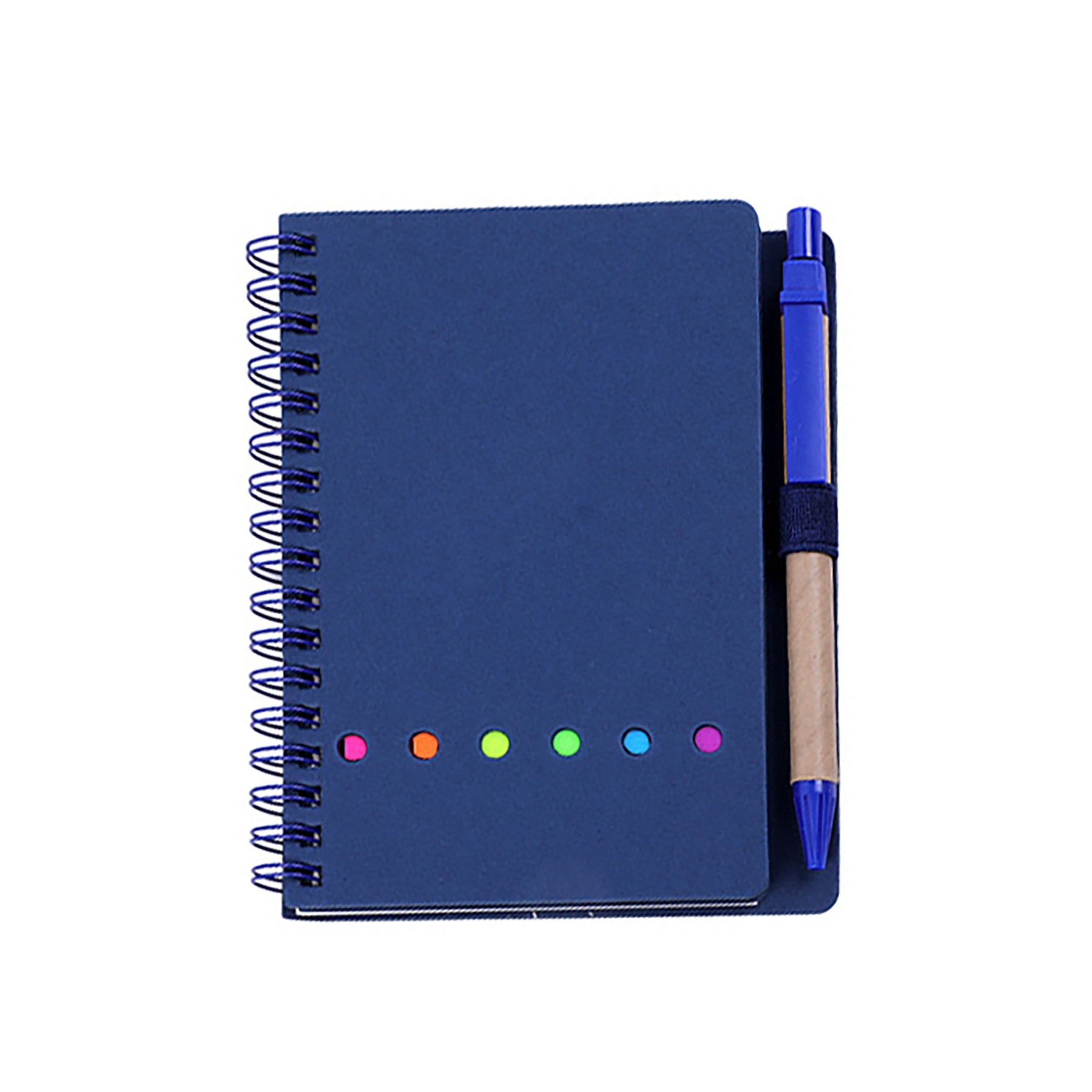 Spiral Notebook With Sticky Notes 1