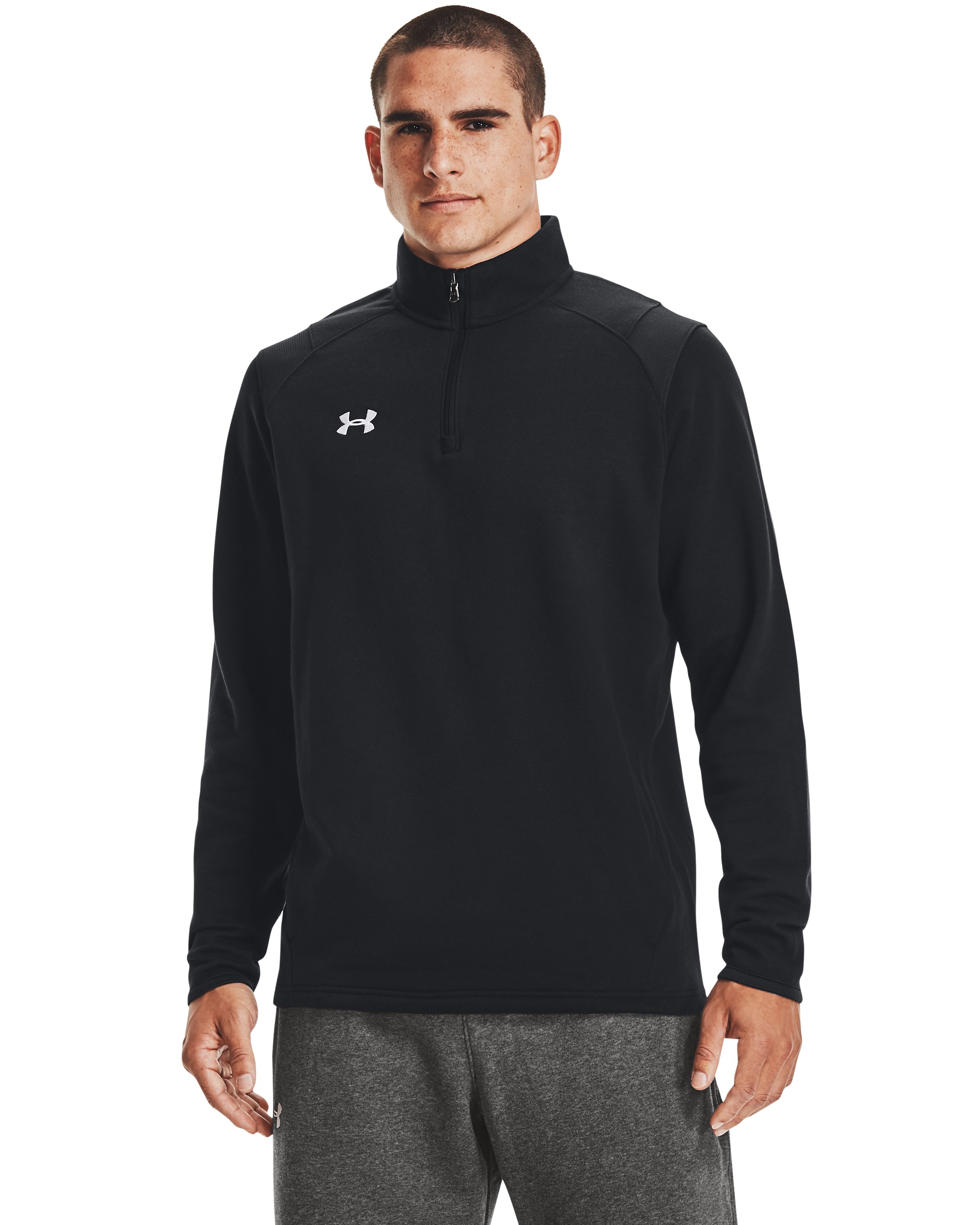 UA Hustle Fleece Men's  Zip 3