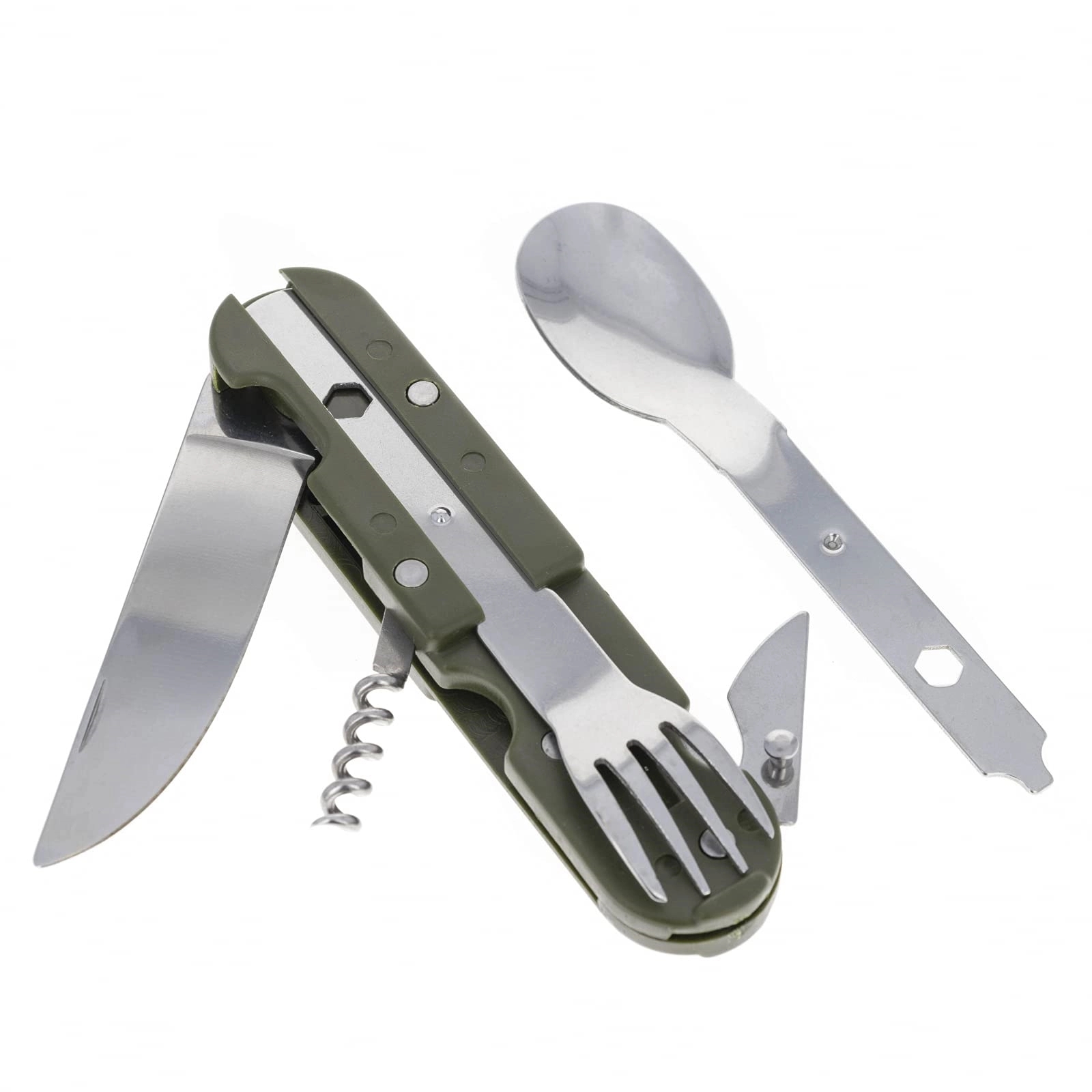 Stainless Steel Multi-Function Knife Fork Spoon Diner Set 2
