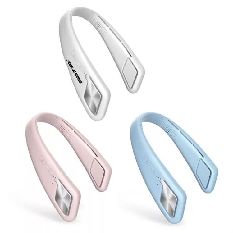 Bluetooth Speaker Neck Fan with 360 Airflow 2