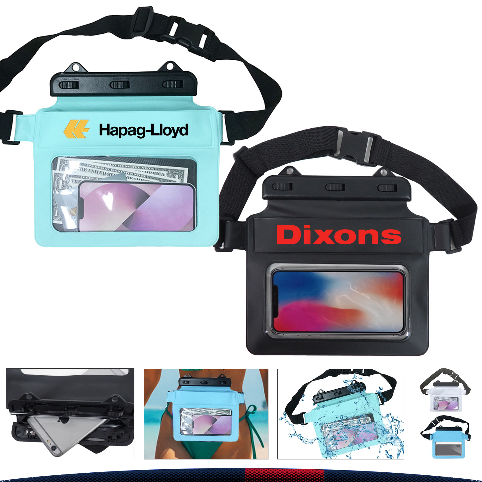 Valfa PVC Waterproof Waist Pouch 5