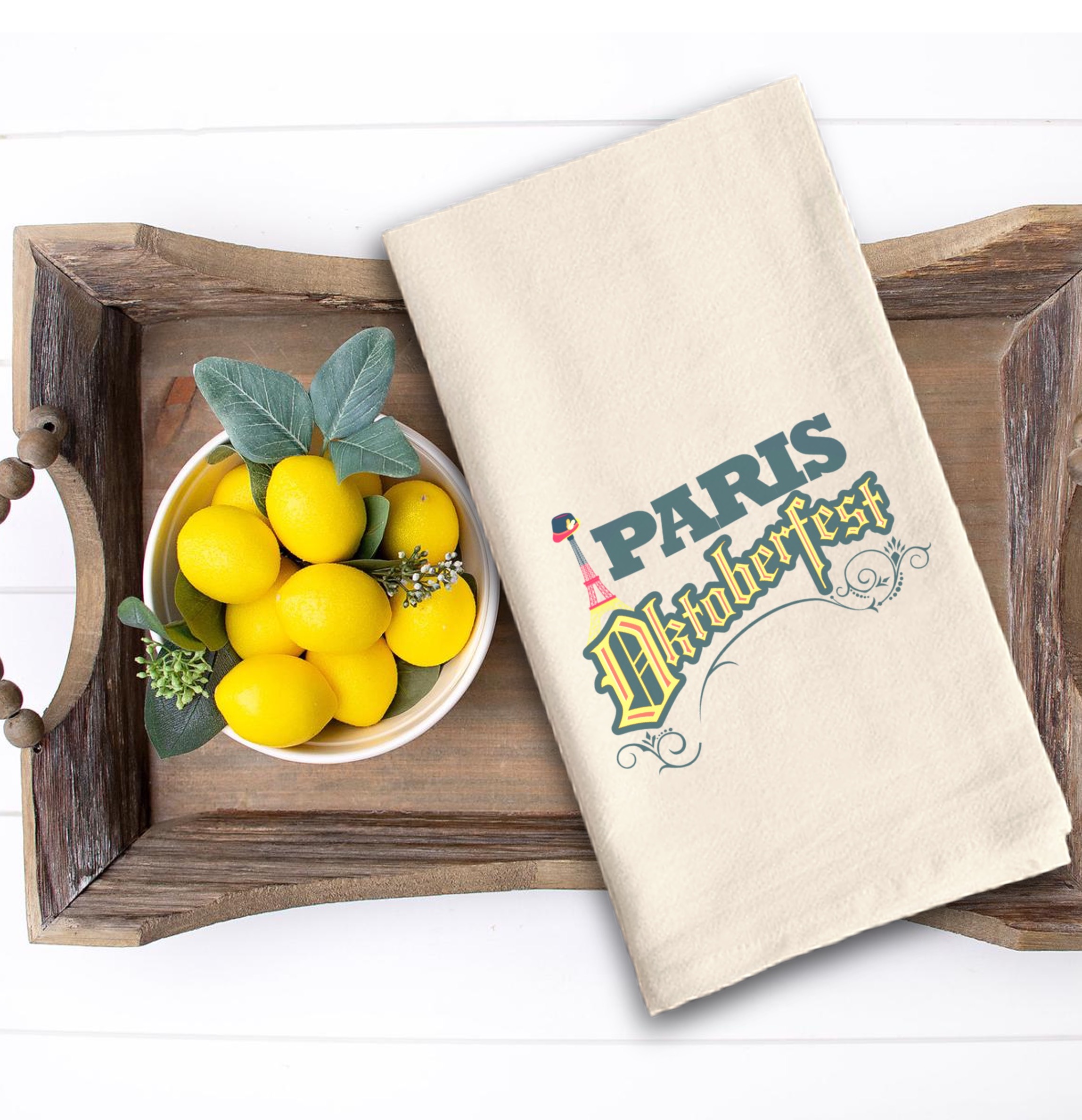 Natural Vintage Flour Sack Tea Towel 6