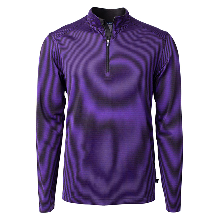 Cutter & Buck Virtue Eco Pique Recycled Quarter Zip Pullover, custom hoodie or sweatshirt with logo imprint 8