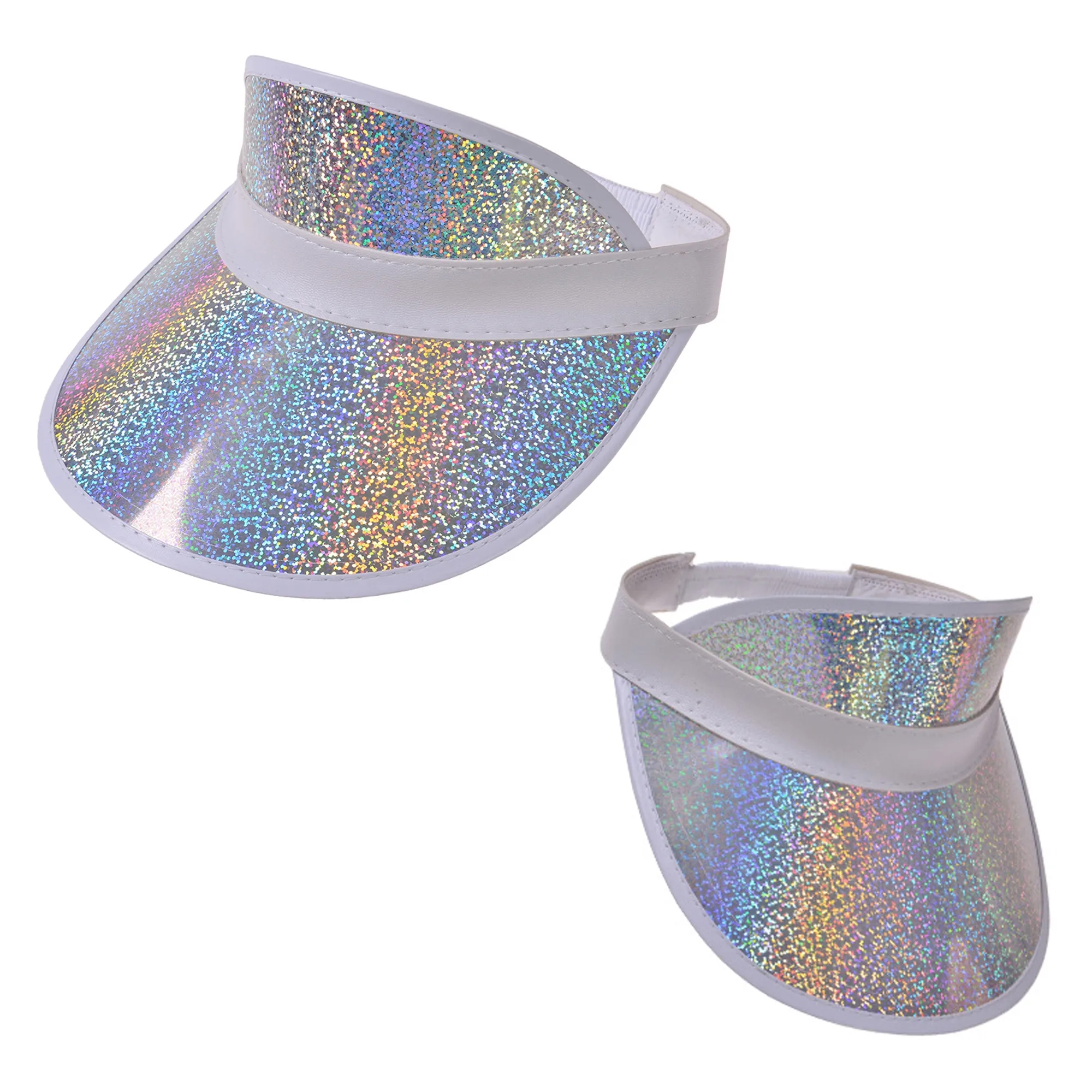 PVC Colored Sun Visor Hat 5