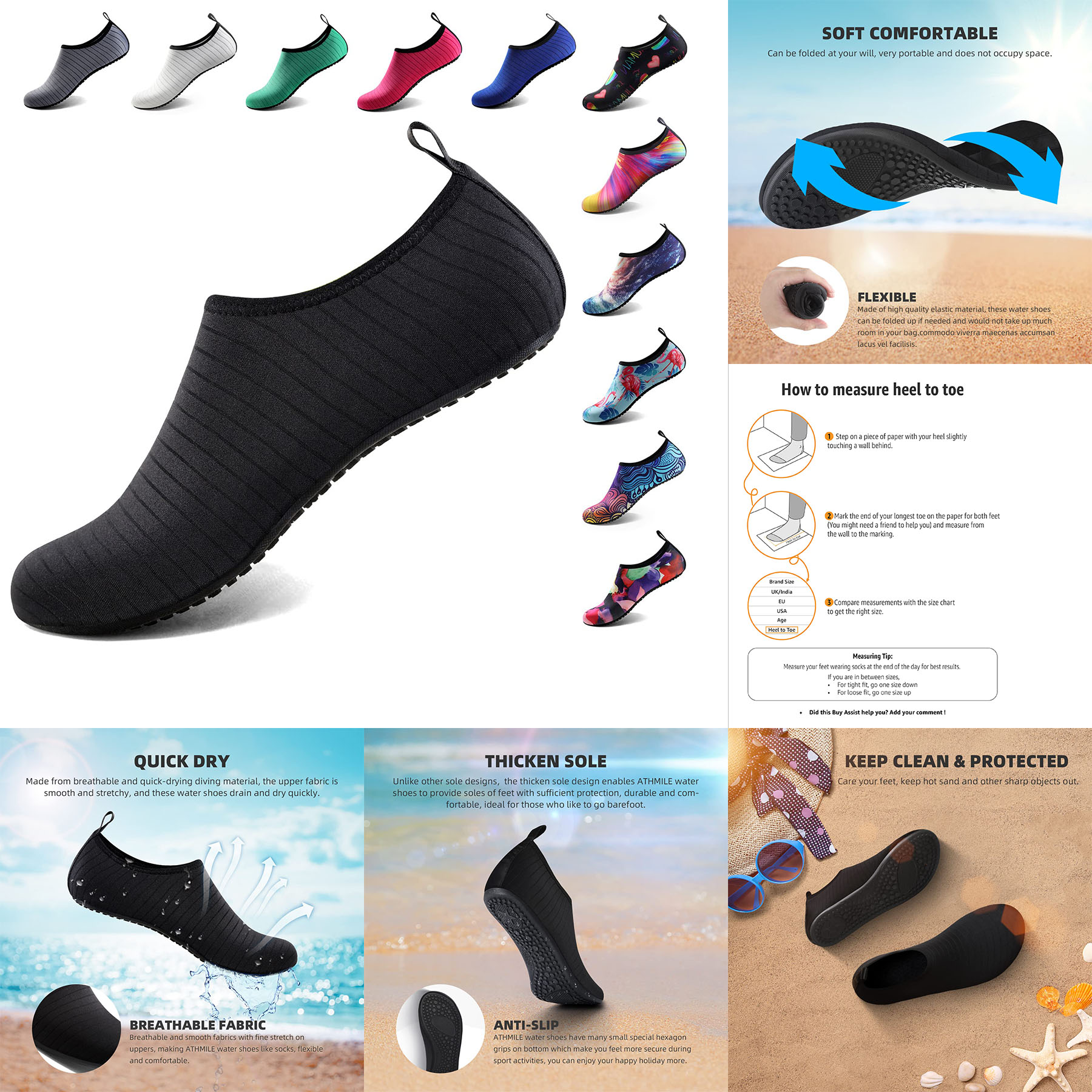 Quick-Dry Aqua Socks 2