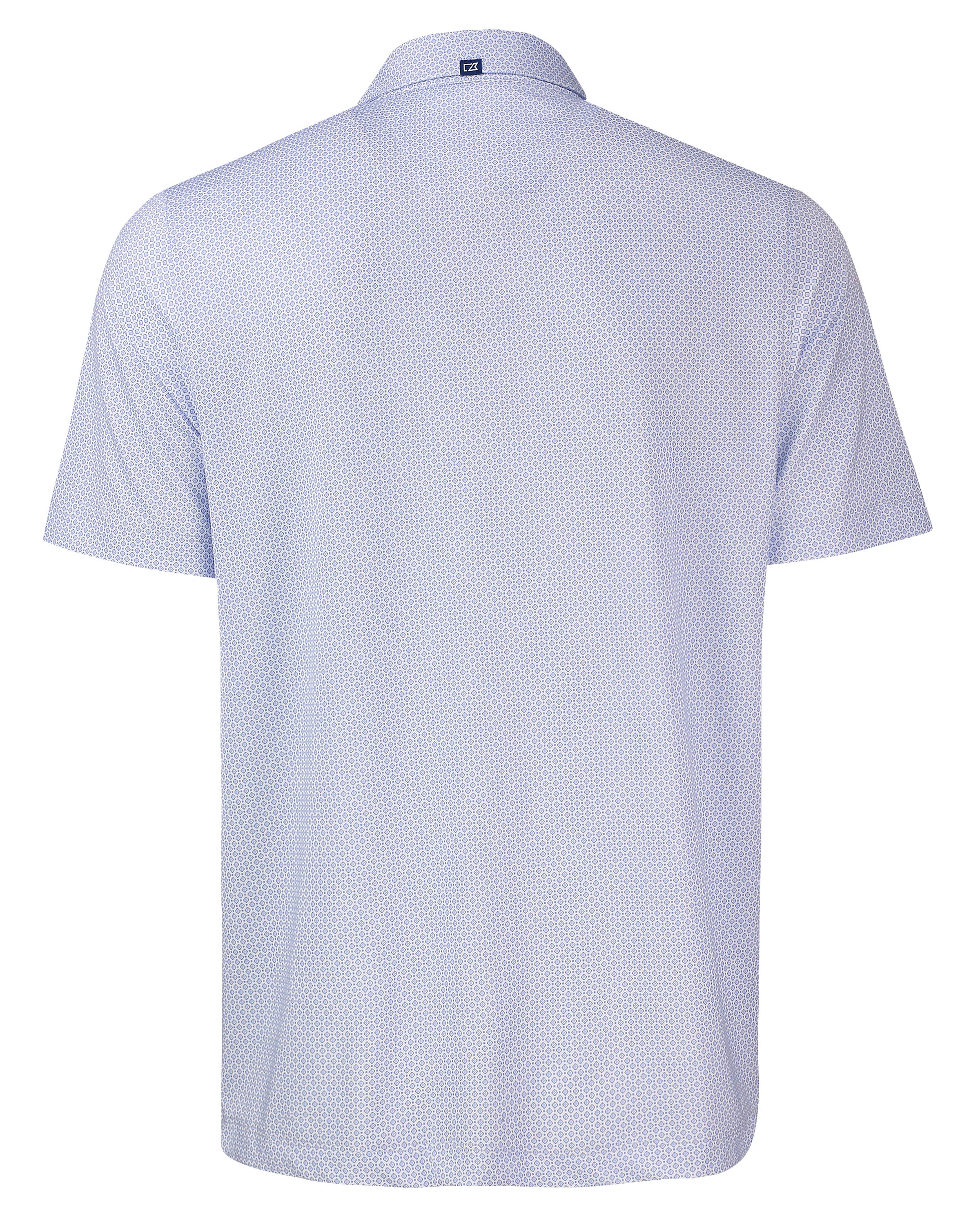 Cutter & Buck Pike Recycled Diamond Dot Print Mens Polo 68