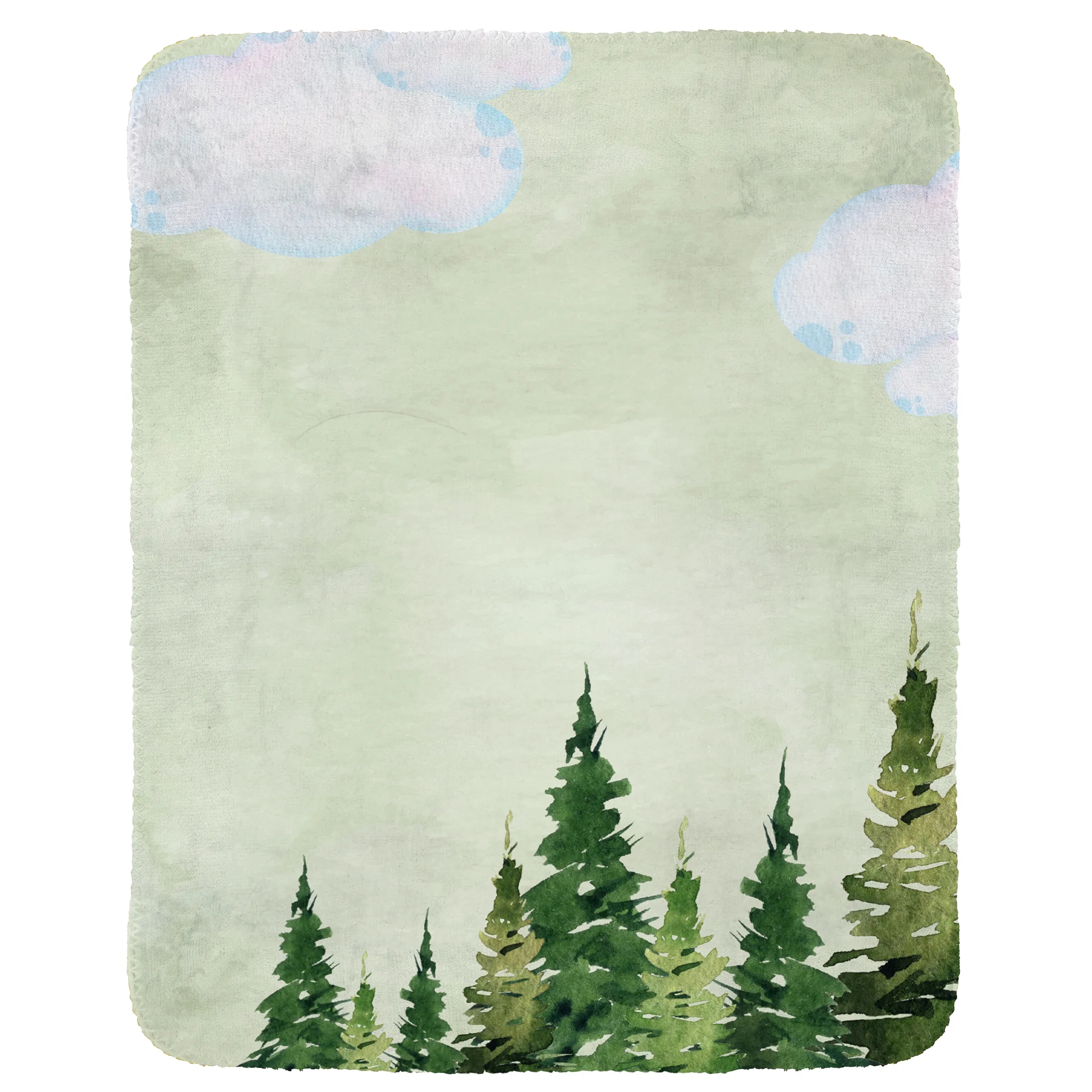 Forest Velvety Recycled Plush Blanket 6