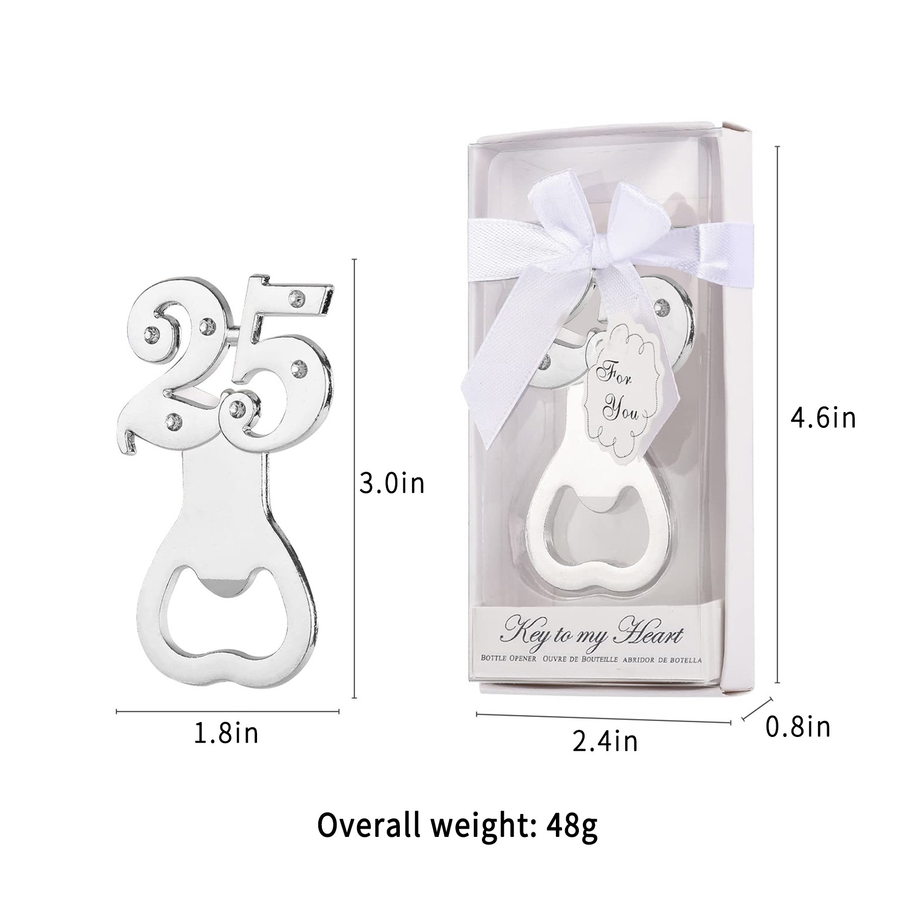 Digital Alloy Corkscrew Birthday Bottle Opener For Party Favors 2