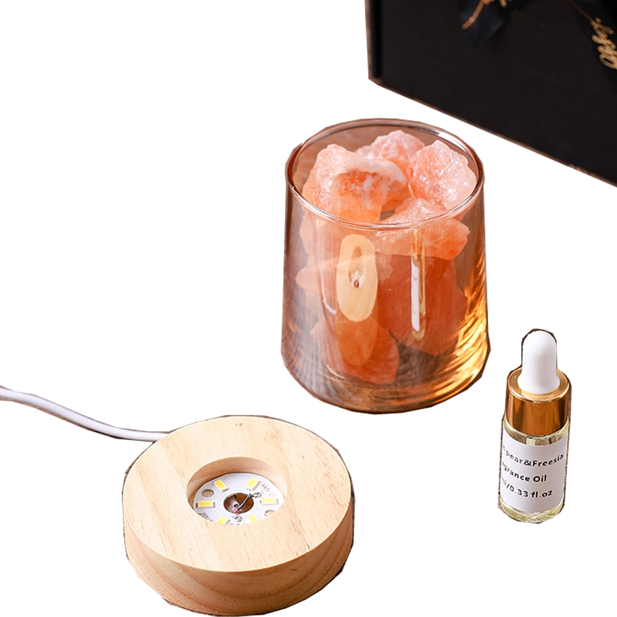 Essential OilDiffusers and Crystals stone With Led Lights 4