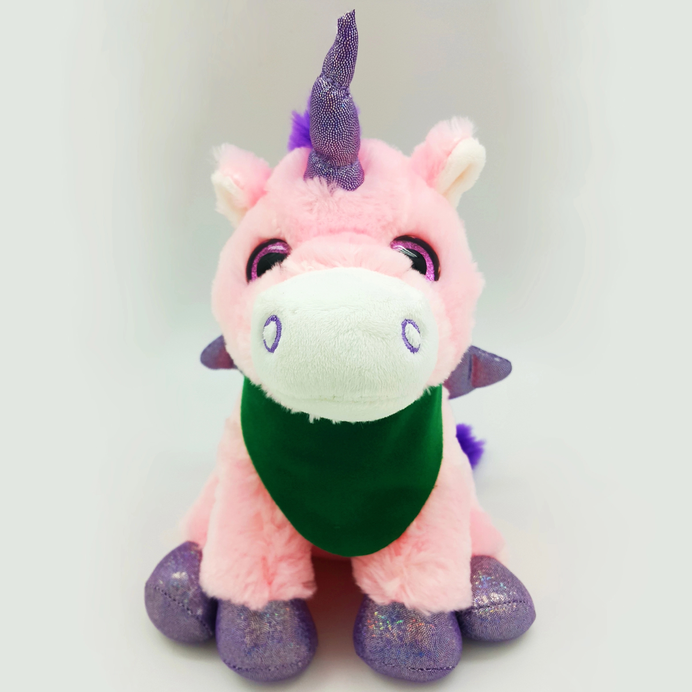 9" Bright Color Pink Unicorn 8