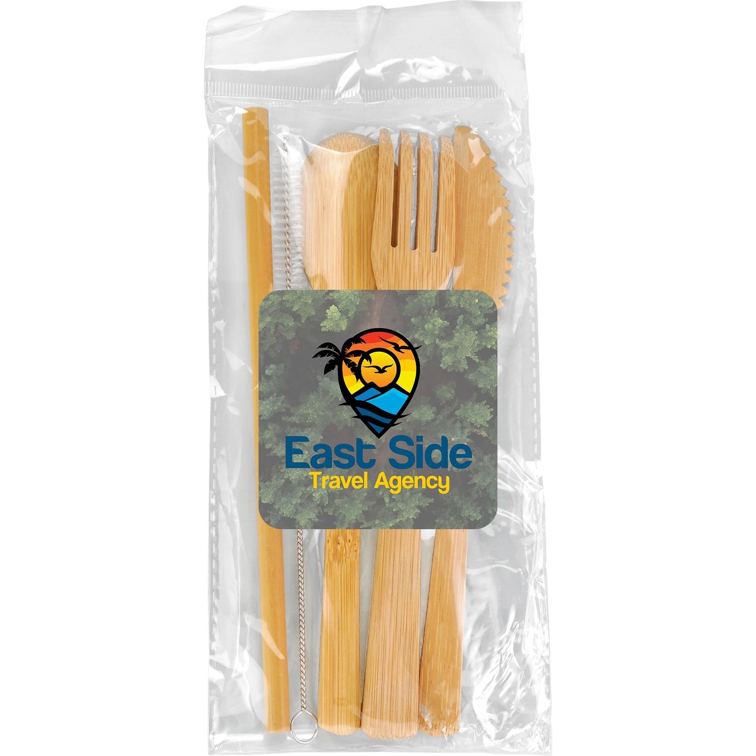 Bamboo Utensil Set 4