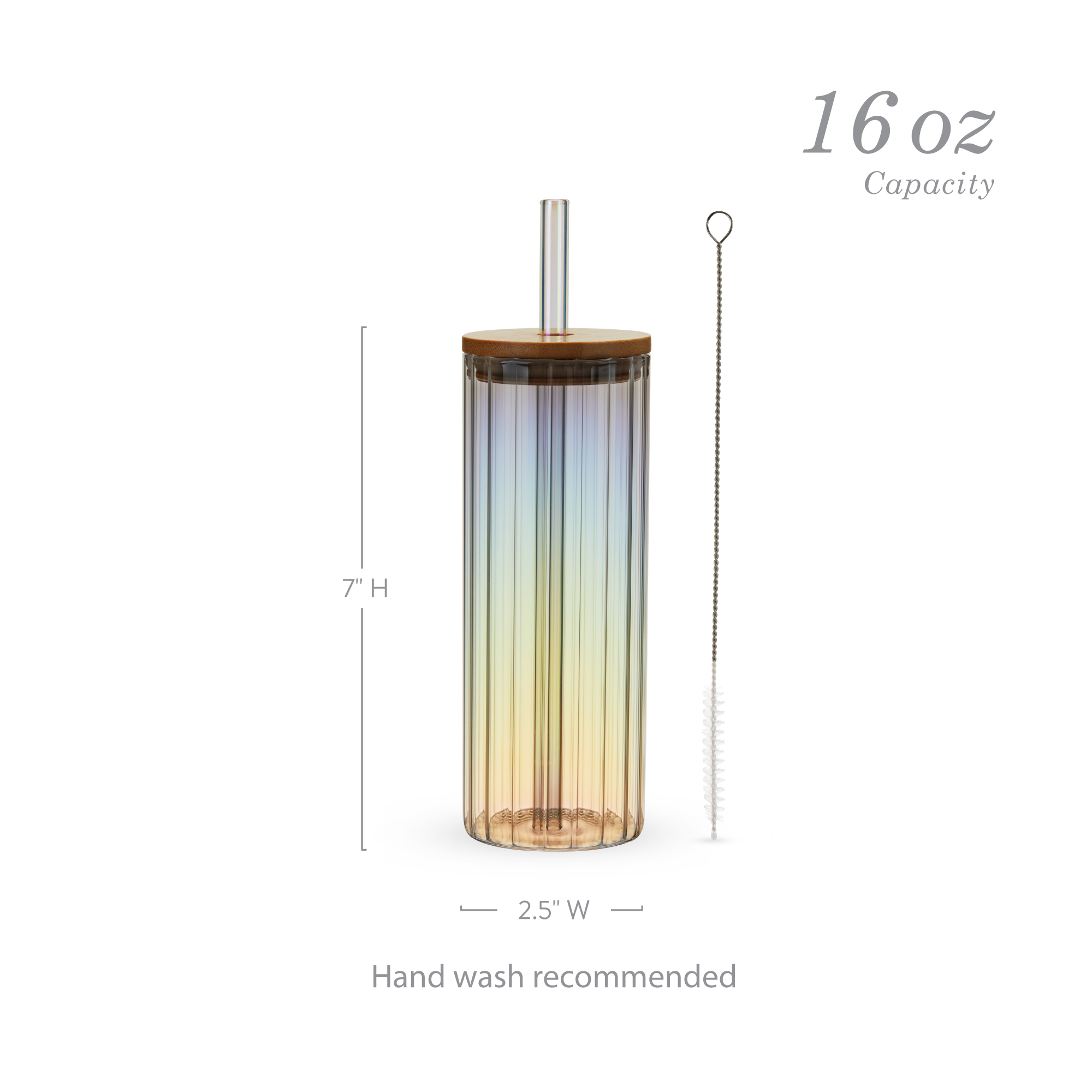 Twine Living® Rainbow Luster Tumbler 8