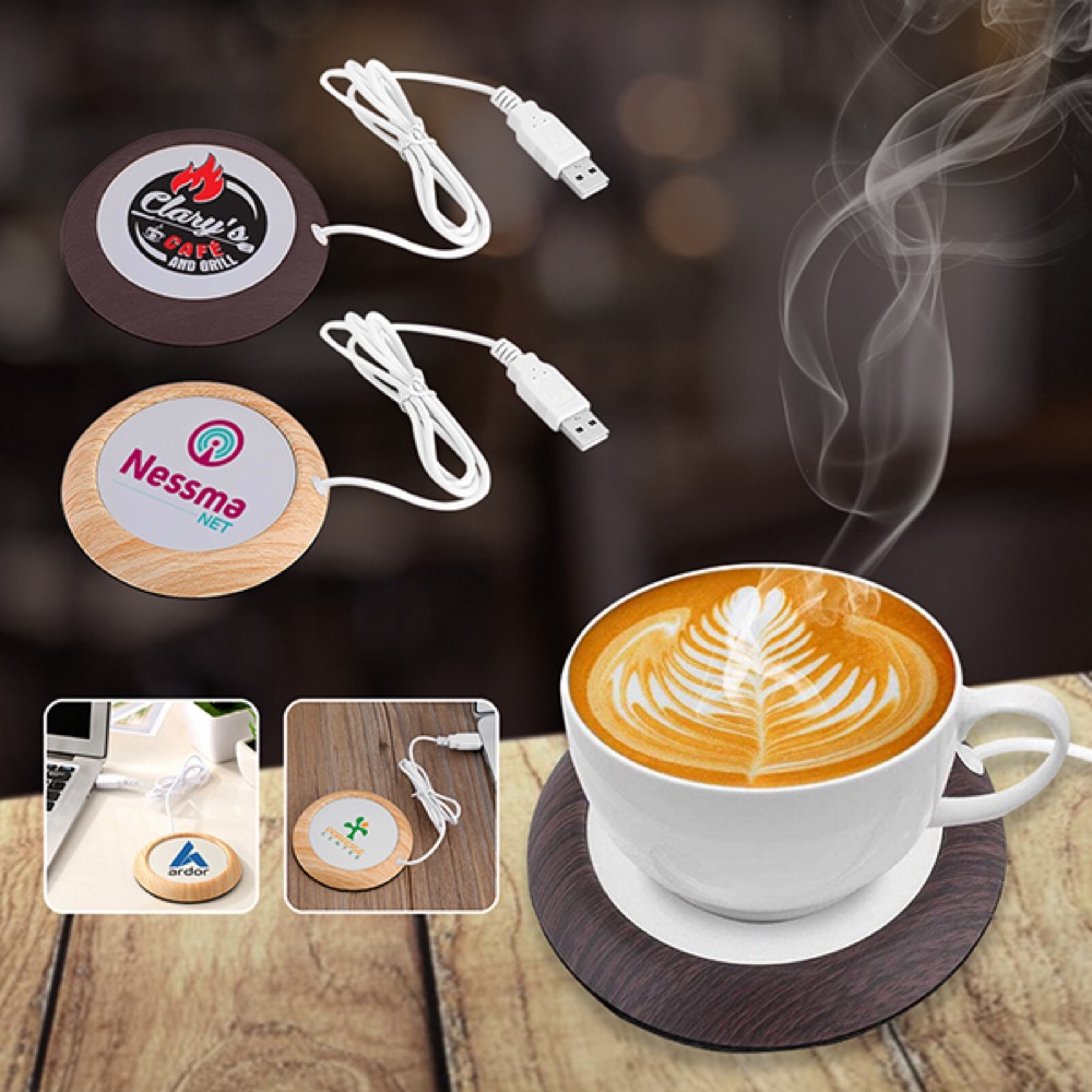 Wooden USB Warming Coaster 11