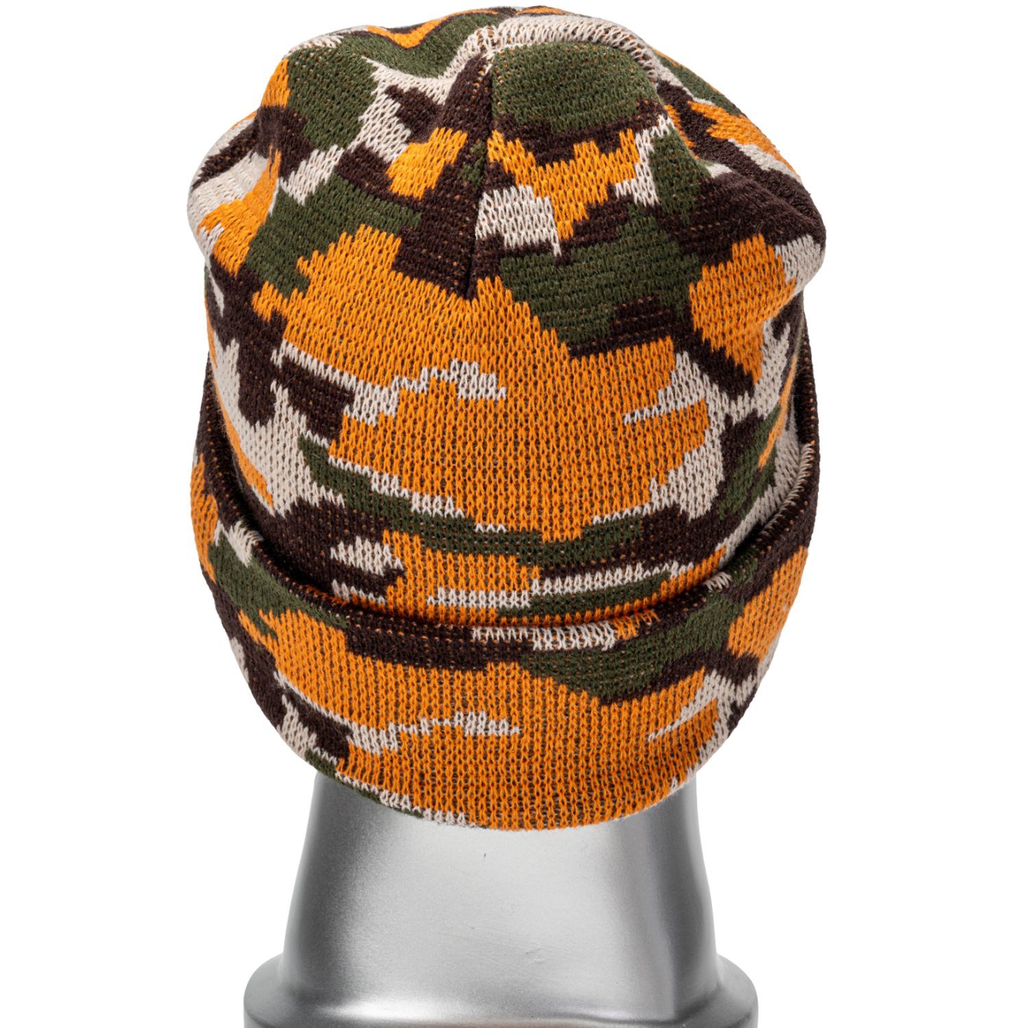 Unisex Camouflage Knitted Cuffed Beanie 7