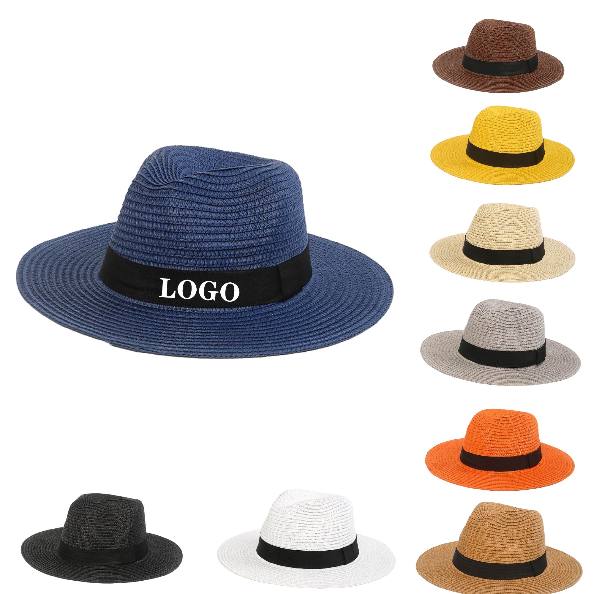 MOQ 10 pcs Panama Paper Straw Hat Unisex 2
