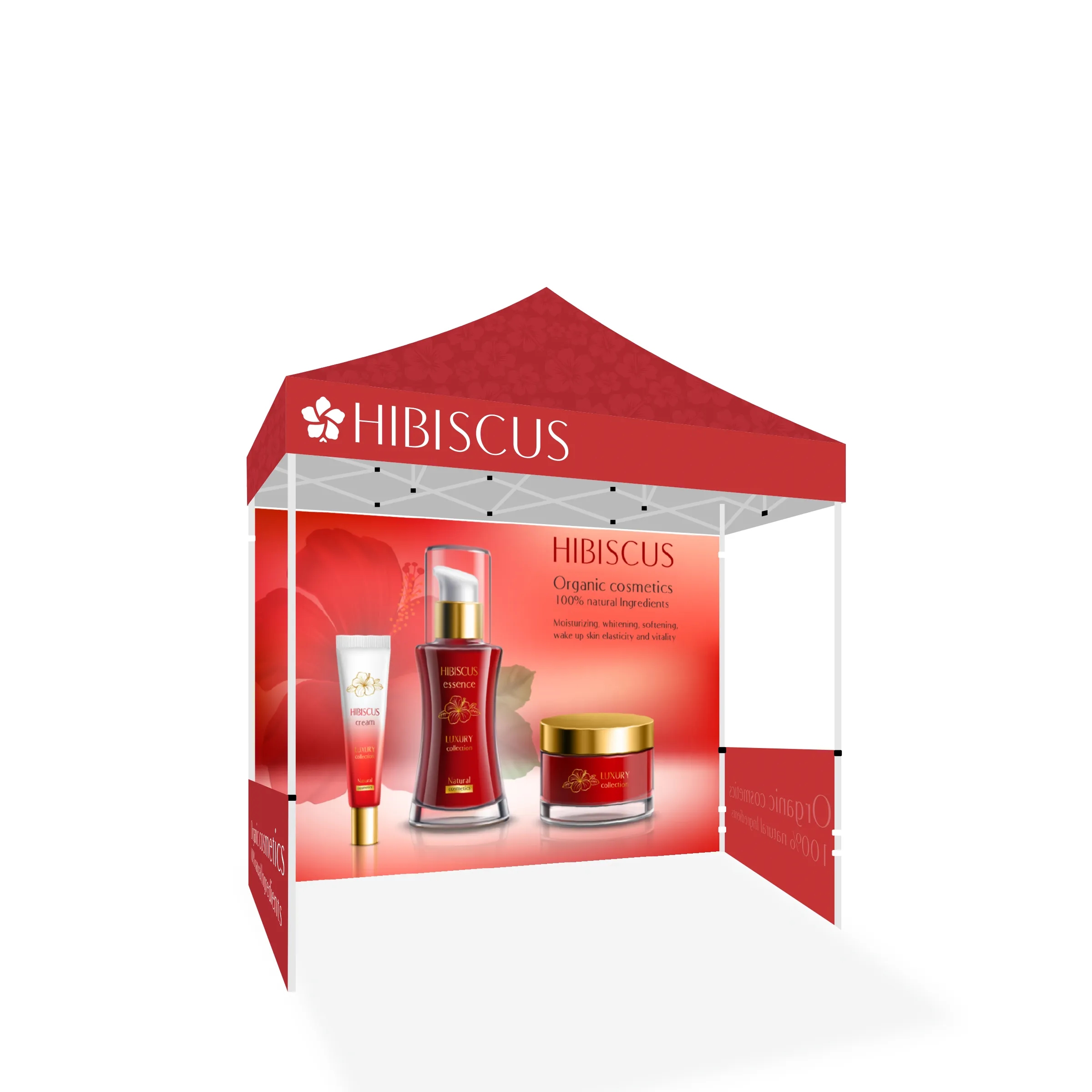 HassleFree(TM) 10x10 Premium Tent w/ Full Color Canopy, Back Wa 5