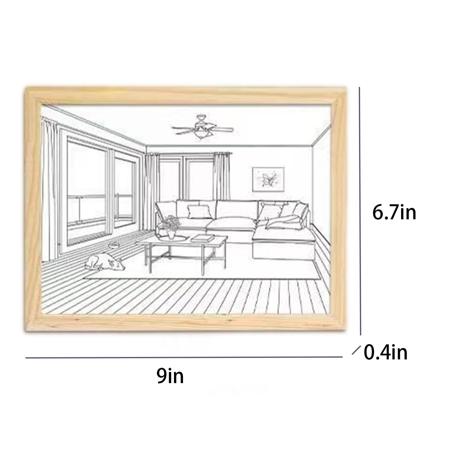 LED Picture Frame Night Light Ornament Decorative Mural 2