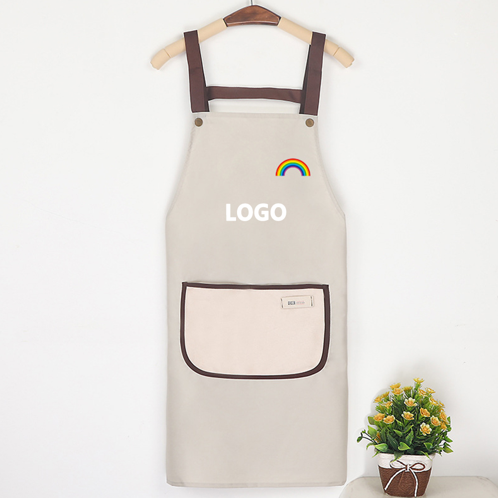 Waterproof Kitchen Apron with hand wiper 1