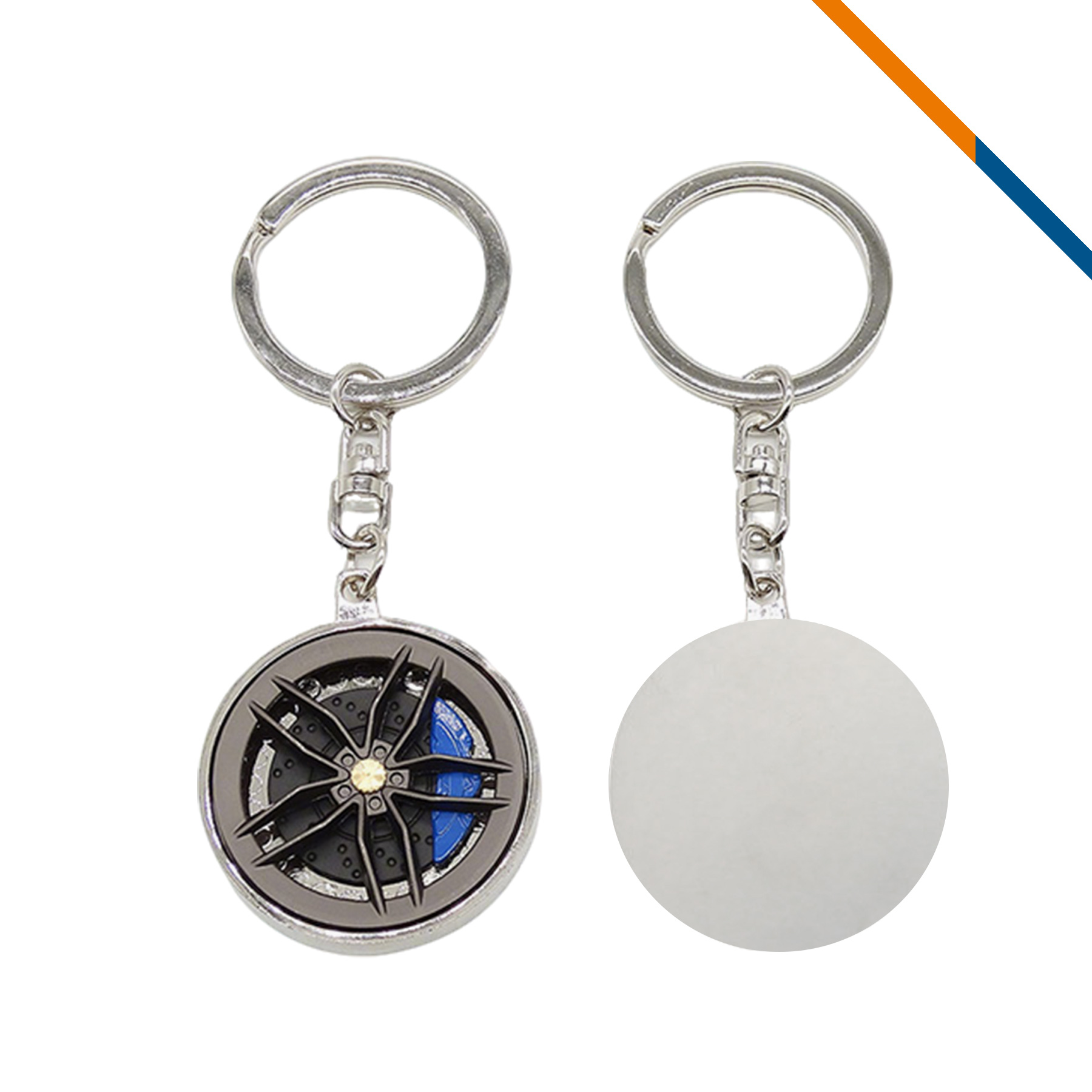 Rimit Wheel Hub Spinner Keychain 6