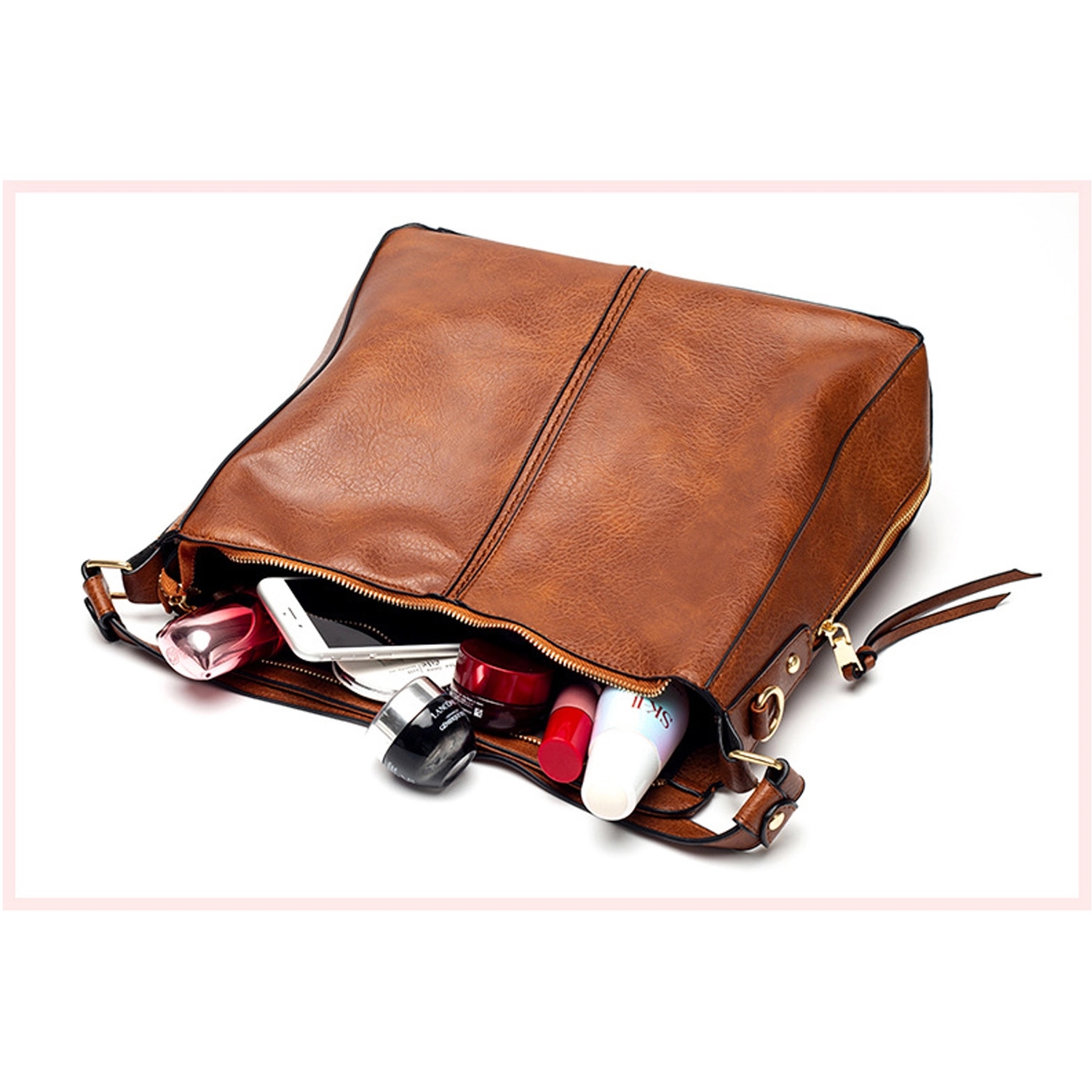 Fashion Handbag PU Crossbody Single Shoulder Leisure Bag 4