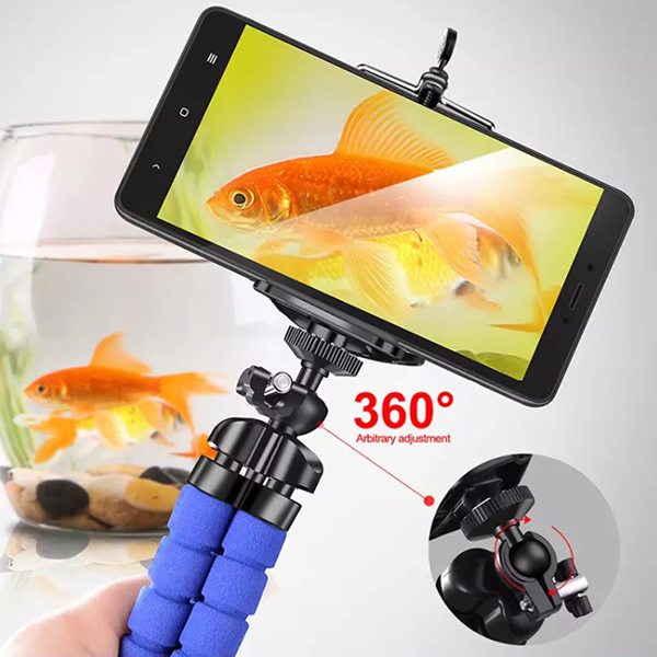 Phone Holder Flexible Octopus Tripod Selfie Bracket 3